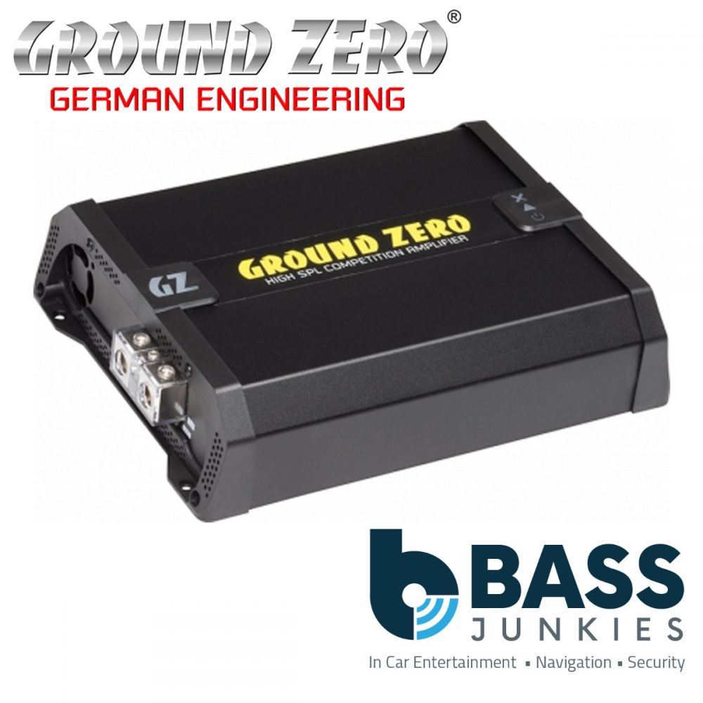 Ground Zero GZCA 5.0K-SPL - Class-D MonoBlock 5600 Watts 1-Ohm Stable RMS Car Amp Amplifier