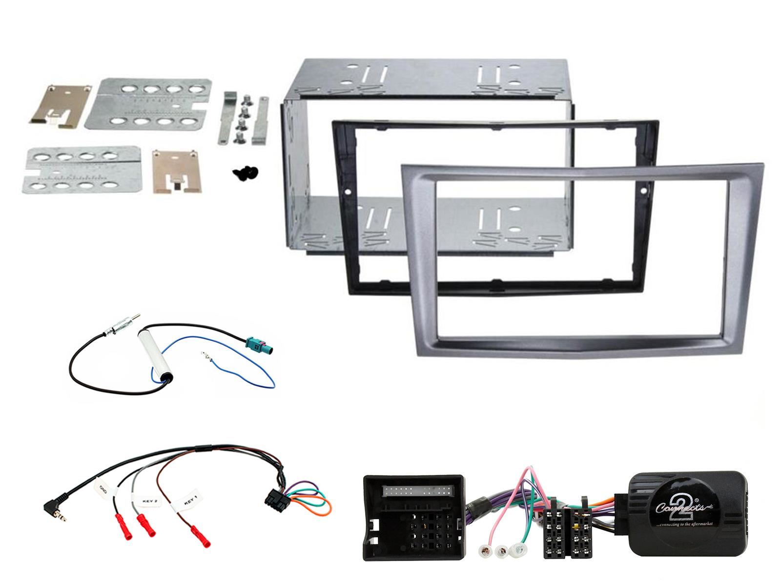 Connects2 CTKVX35 - Vauxhall Astra 2004-2010 Double Din Fascia Installation Kit