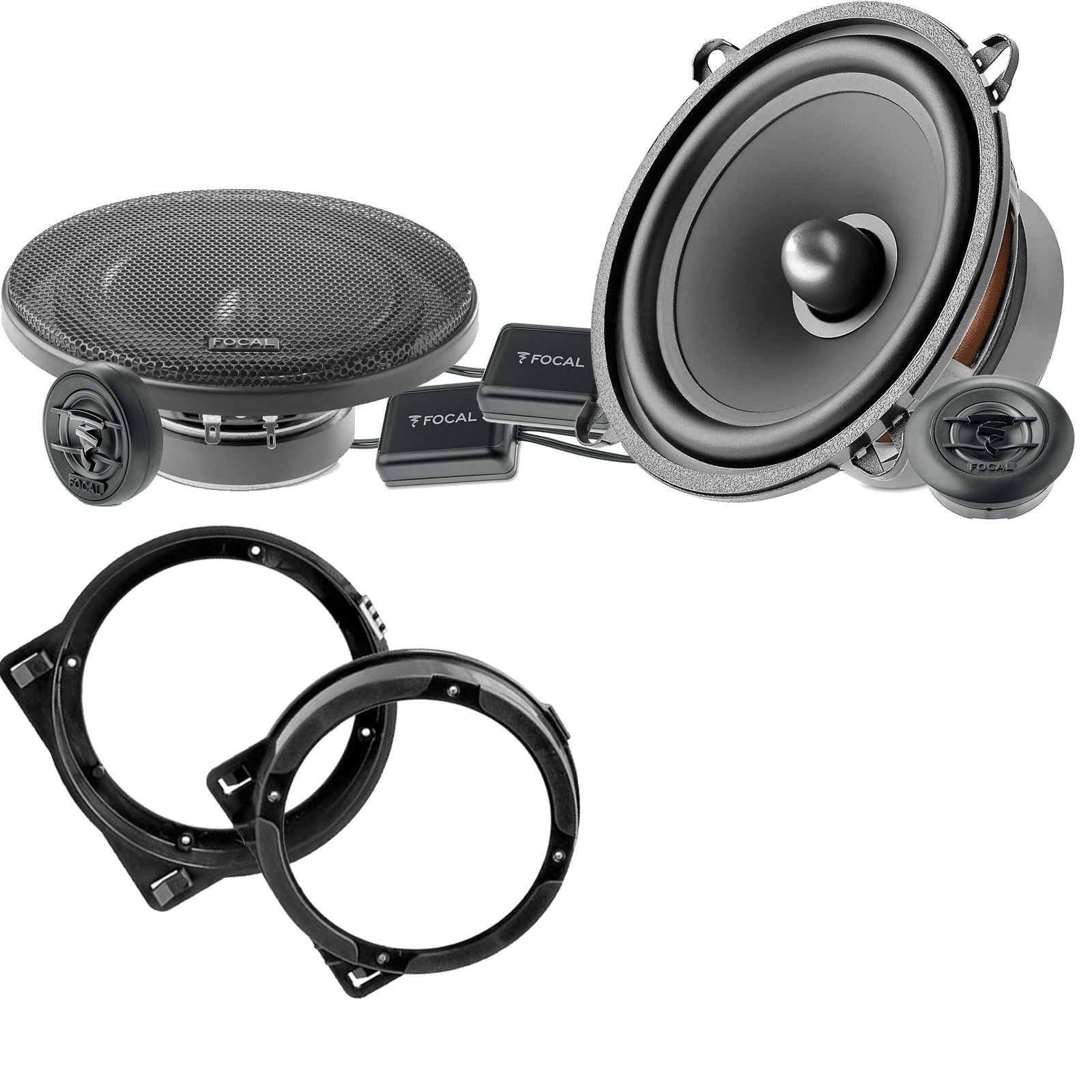 Focal Auditor ASE130 130mm/13cm/5.25"Car Component Speakers (Pair Max 200 watts) Fits Honda Civic 2001-06