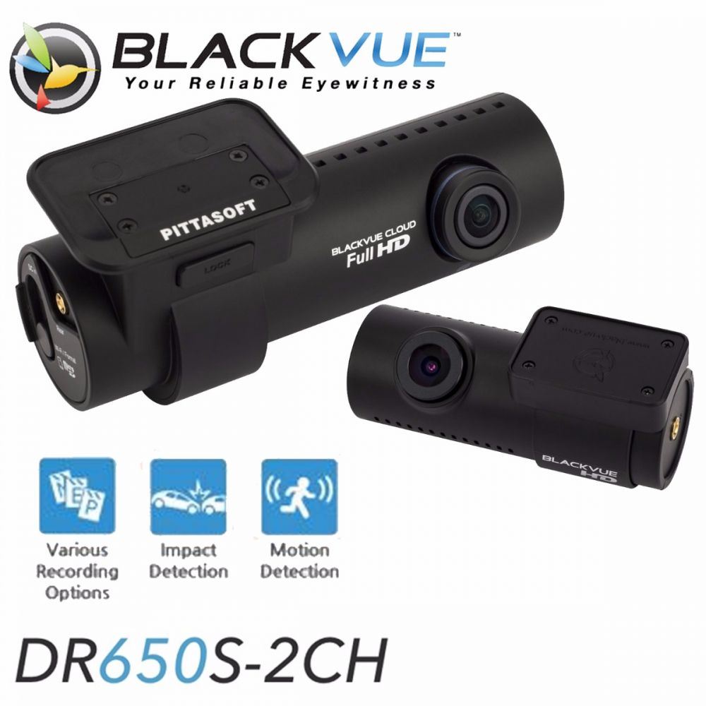 BLACKVUE DR650S 2CH - 32GB - 1080p Full HD @ 30 Frames Per Second (FPS) Front & Rear Car Dash Cam