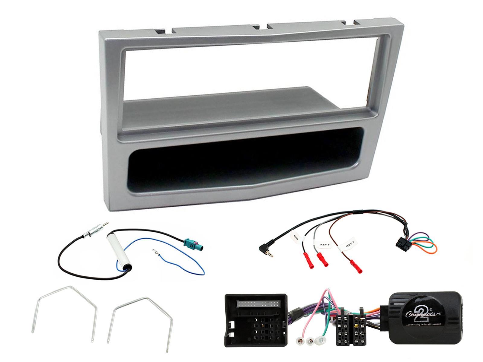 Single Din Stereo Fitting Kit + Steering Controls to fit Vauxhall Antara 2006-10
