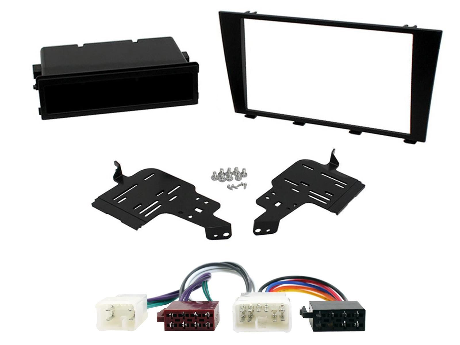 SONY 6.2" Screen Blutooth Double Din Stereo Fitting Kit + Steering Wheel Stalk Controls to fit Lexus IS300 2001-04