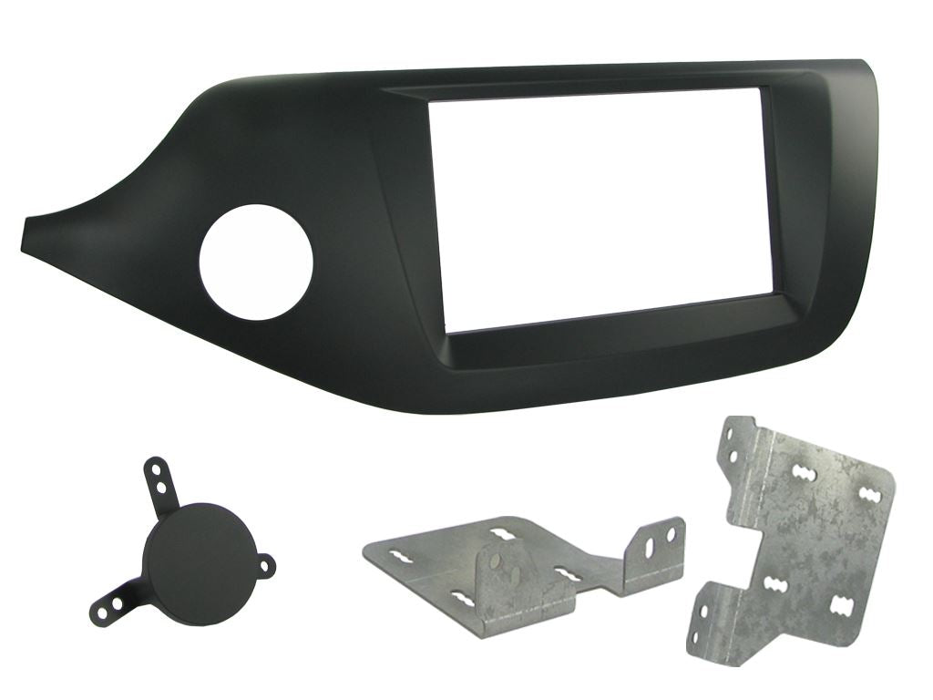 Grundig 6.8" Apple Android Double Din Stereo Fitting Kit + Steering Wheel Stalk Controls to fit Kia Cee'd 2012-18 | Kia Pro-Cee'd 2012-18