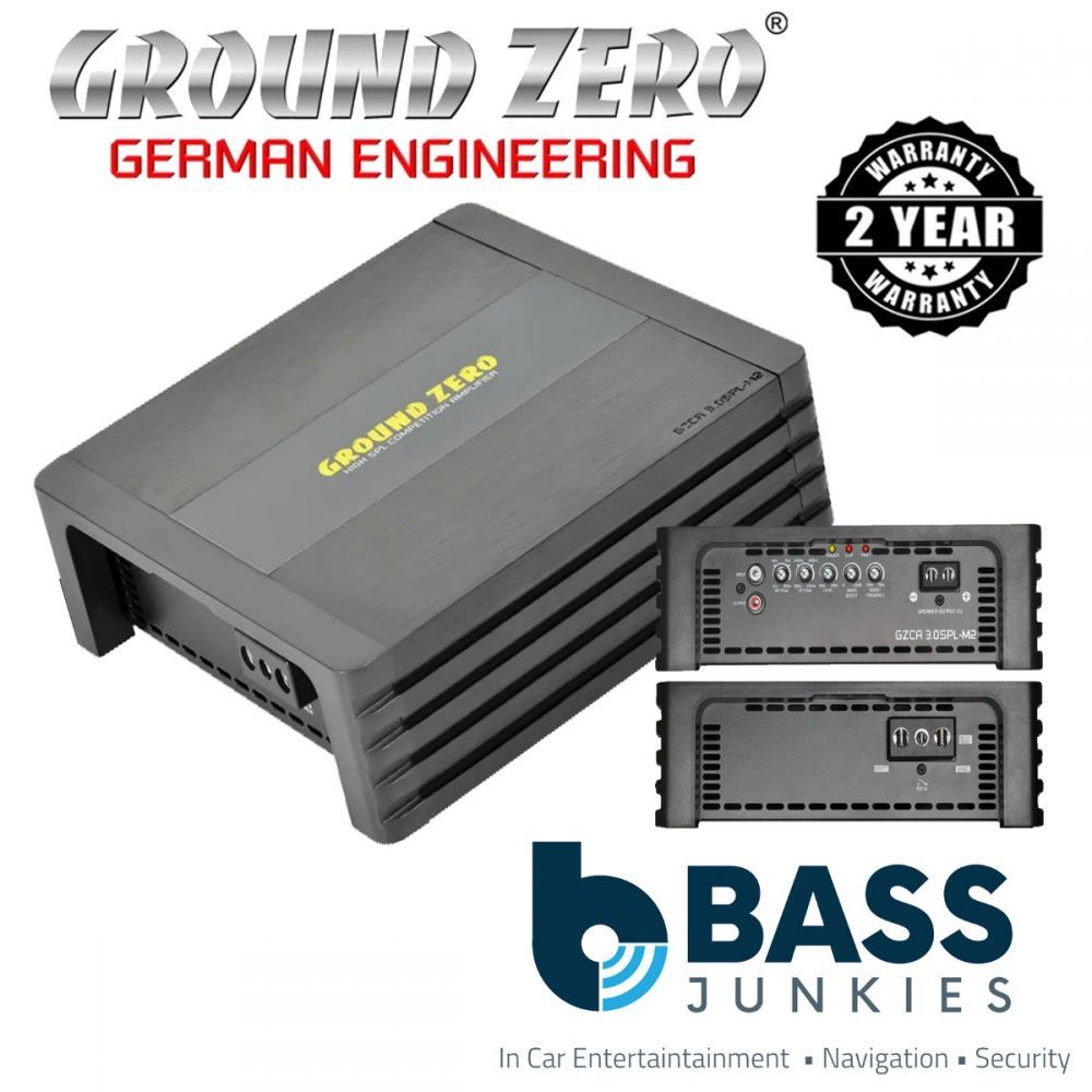Ground Zero GZCA 3.0SPL-M2 - 3400 Watts 1-Channel Competition SPL Car Amplifier