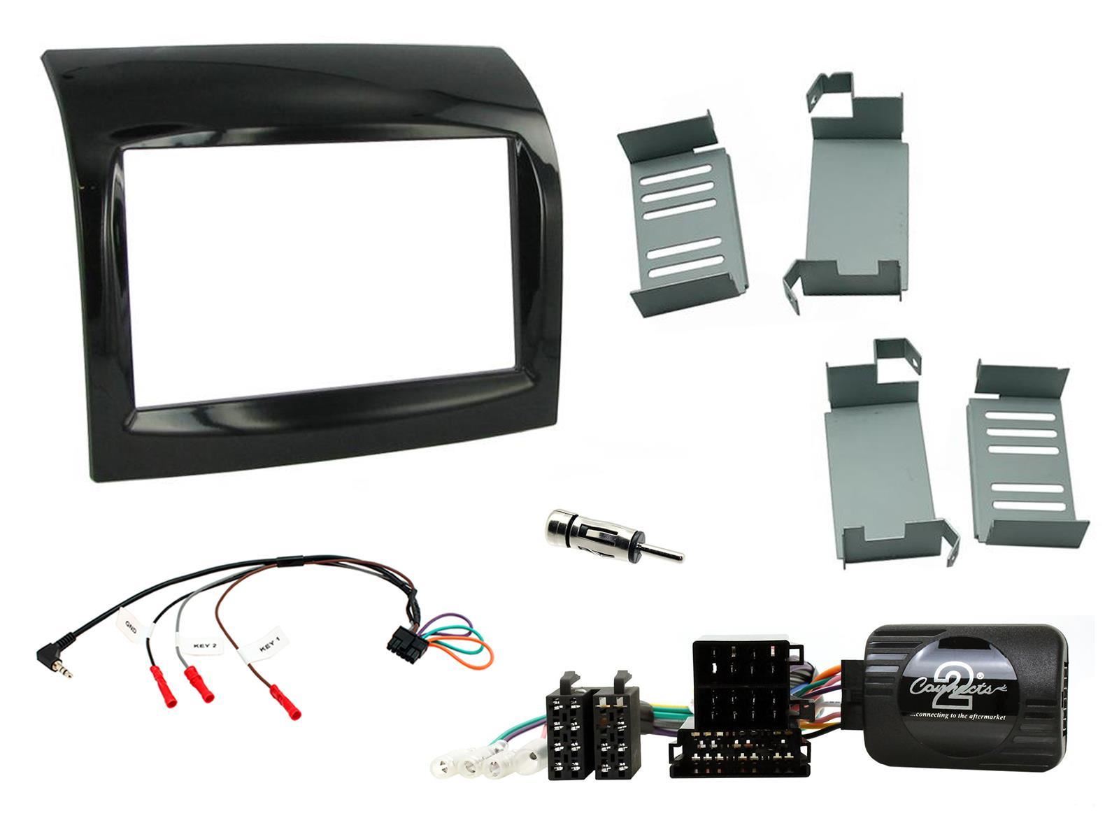 Connects2 CTKFT09 Fiat Ducato 2012 On Car Stereo Fascia Steering Wheel Stalk Interface Kit