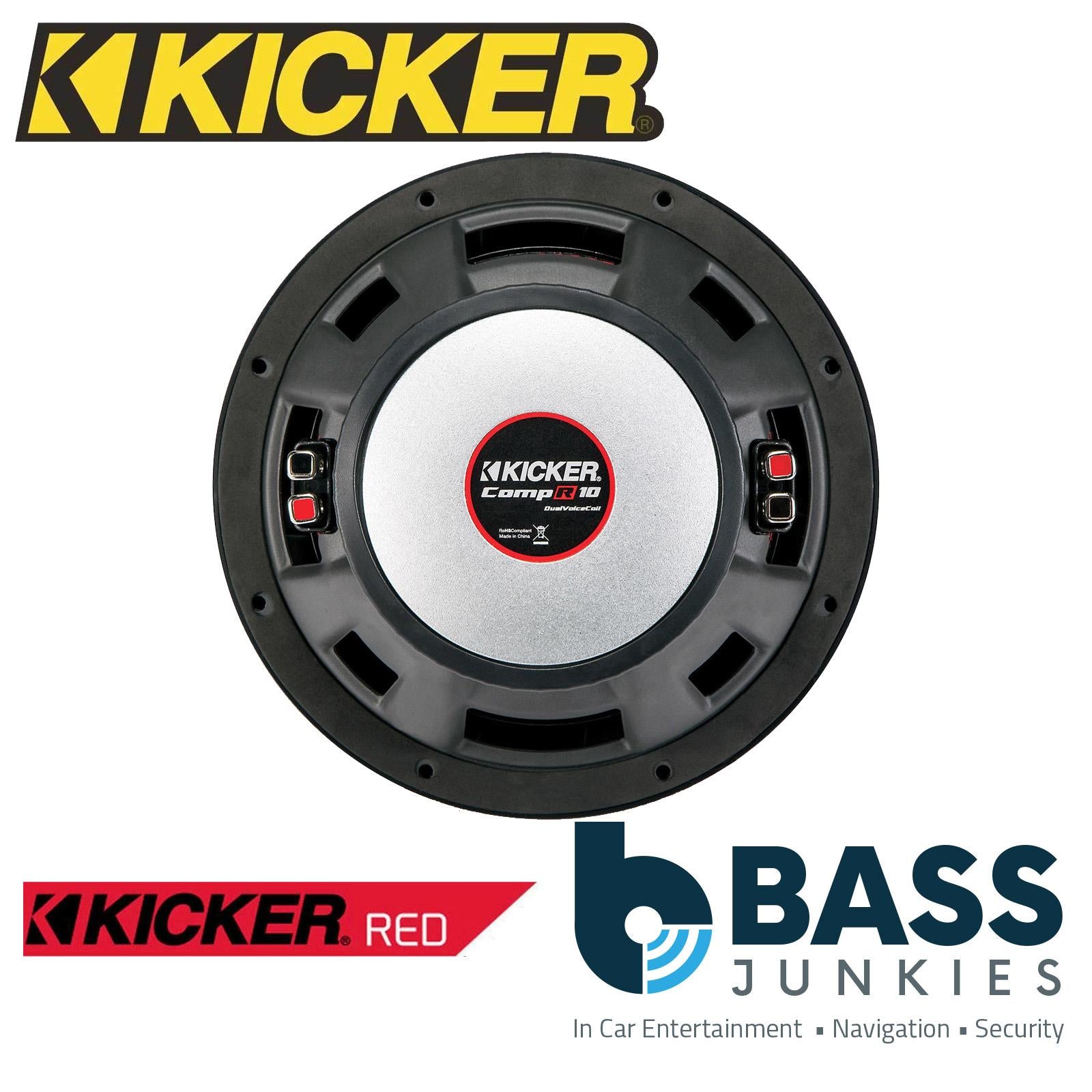 Kicker CWR124 - CompR 12" 30cm 1000 Watts 4 ohm Dual Voice Coil DVC Car Subwoofer