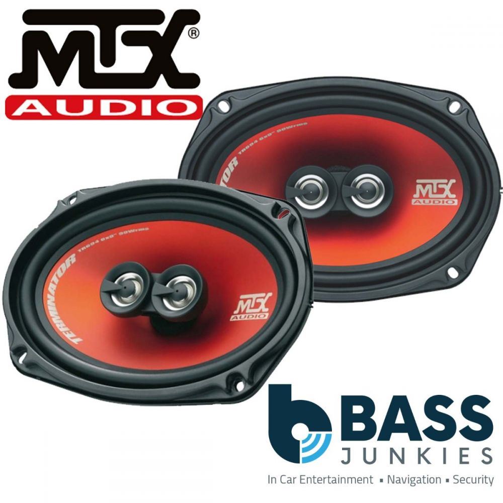 MTX TR69C - 6 "x 9" Terminator 320 Watts 3 Way Triaxial Car Van Parcel Shelf Car Speakers