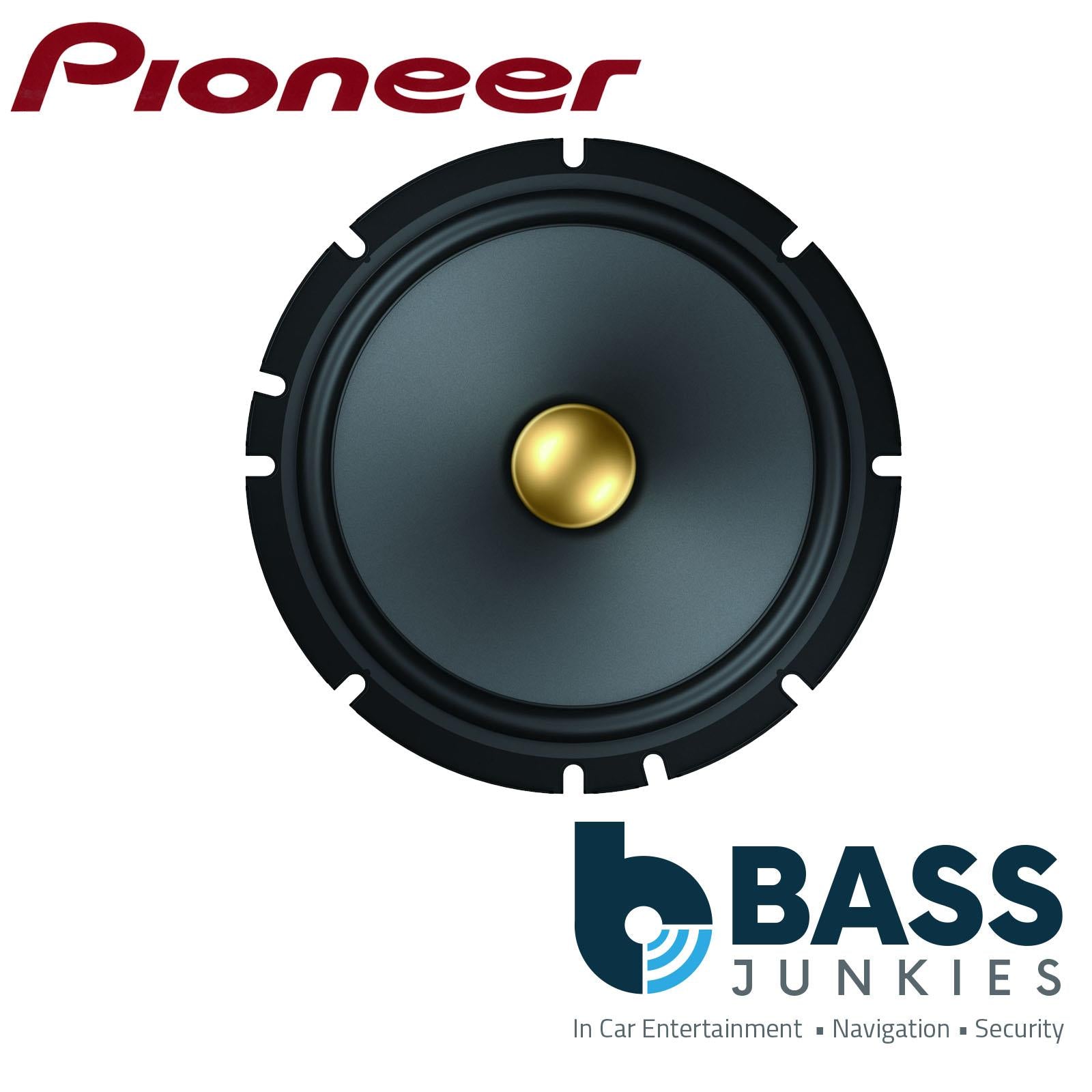 Pioneer TS-A1601C 6.5 Inch 2-Way 4 Ohm 350W Max Power Car Audio Coaxial Speakers