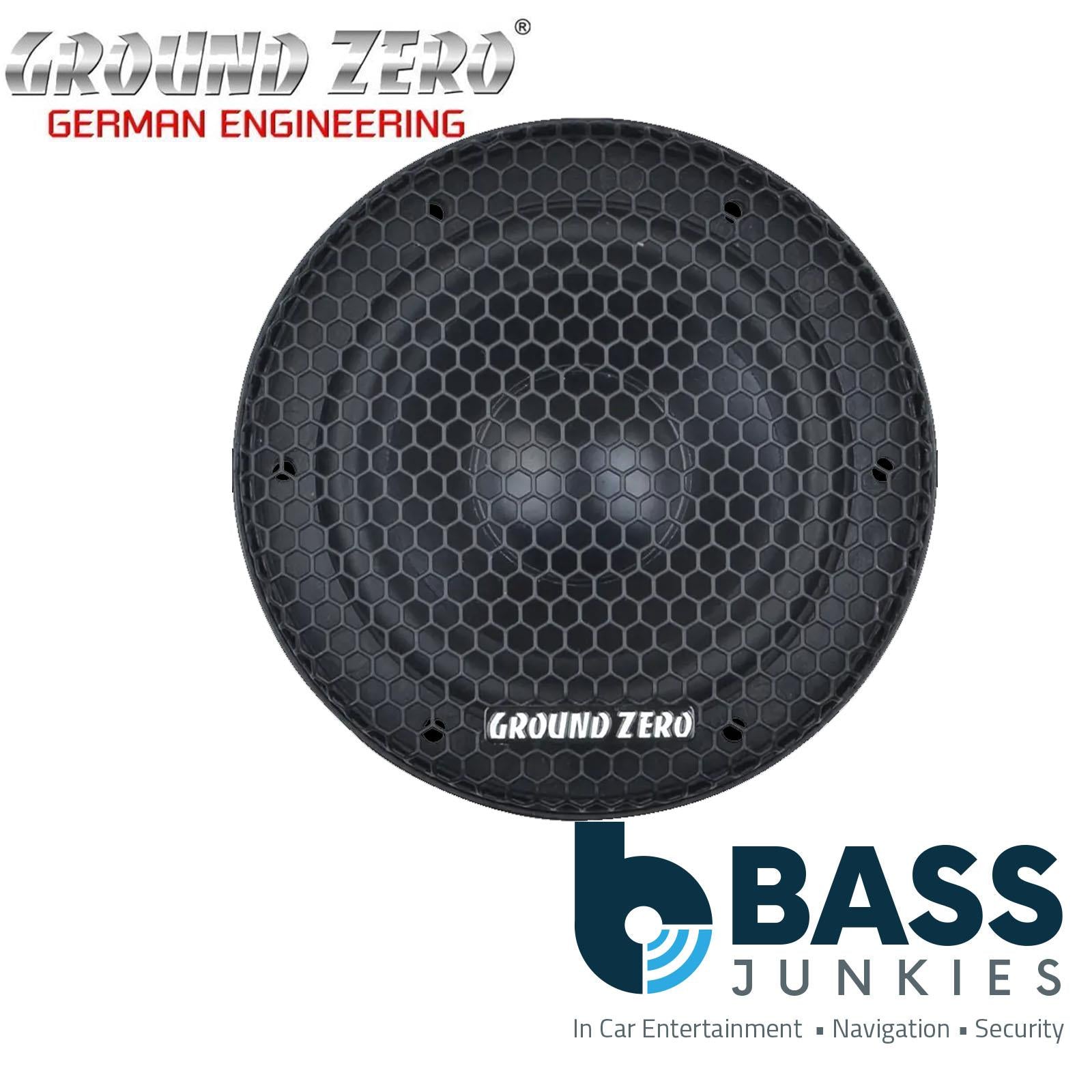Ground Zero Radioactive GZRM 80SQ - 80 mm / 3.15" 50 WRMS Midrange Car Speakers