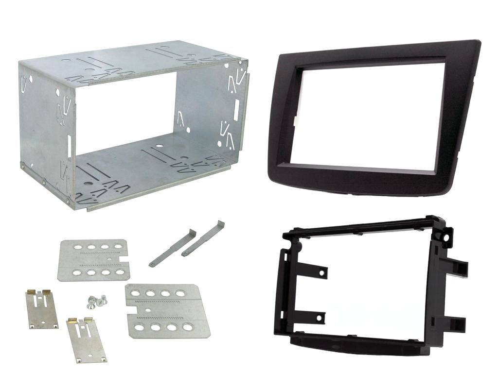 Grundig 6.8" Apple Android Double Din Stereo Fitting Kit + Steering Wheel Stalk Controls to fit Alfa Romeo Mito 2014-2018