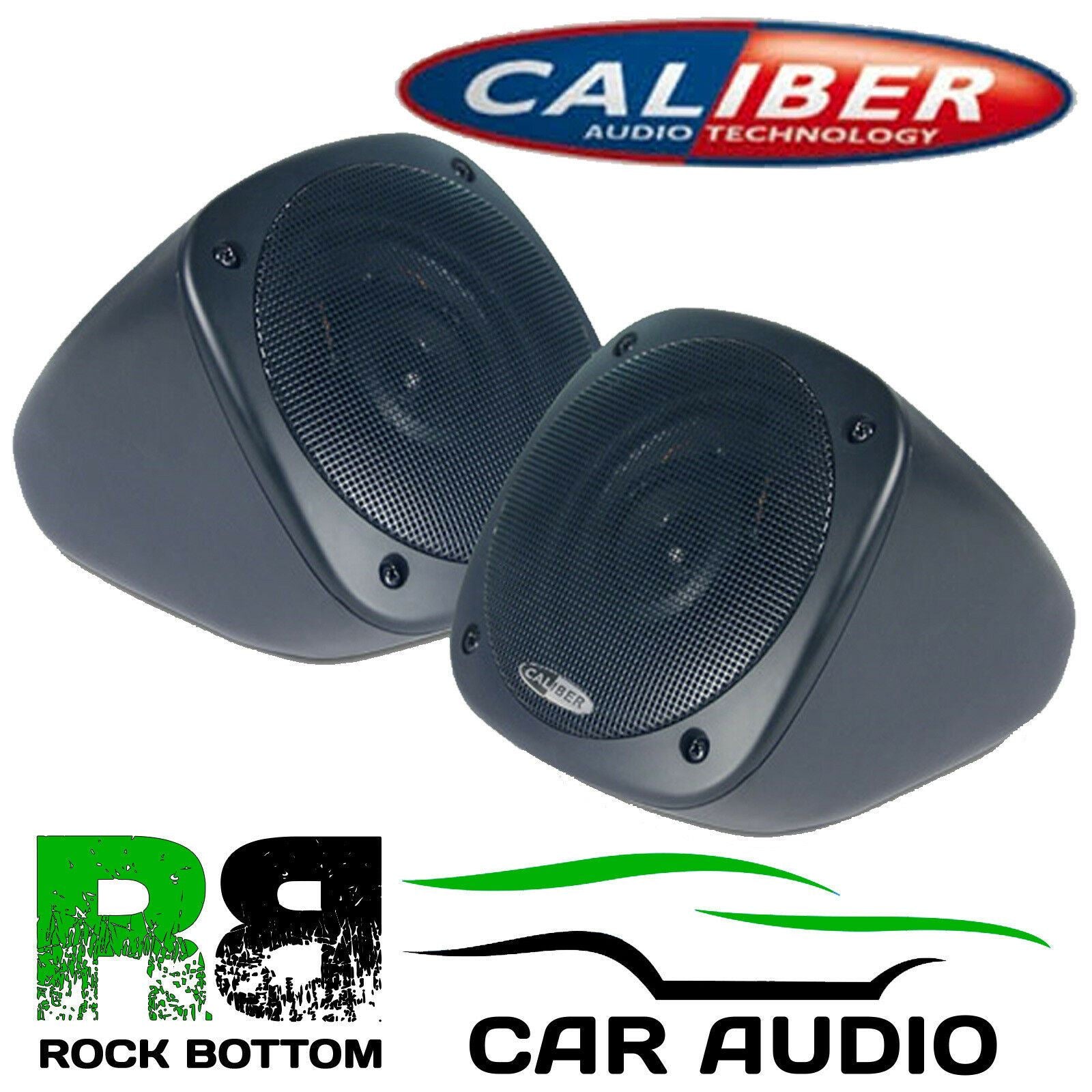 Caliber CSB1 - 80 Watts 2 Way Car Van Motorhome Boat Truck HGV JCB & Campervan Pod Speakers