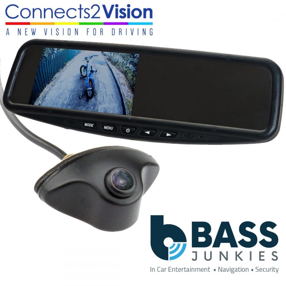 Connects2 CAM-21 Universal Car Van Rear View Reversing Camera & 4.3" Mirror Mount Screen