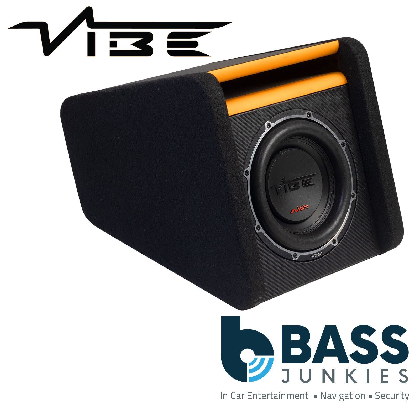 Vibe SLICKMIT8-V3 8 inch Car Sub Bass Passive Enclosure 2 Ohm 1350W Max Power
