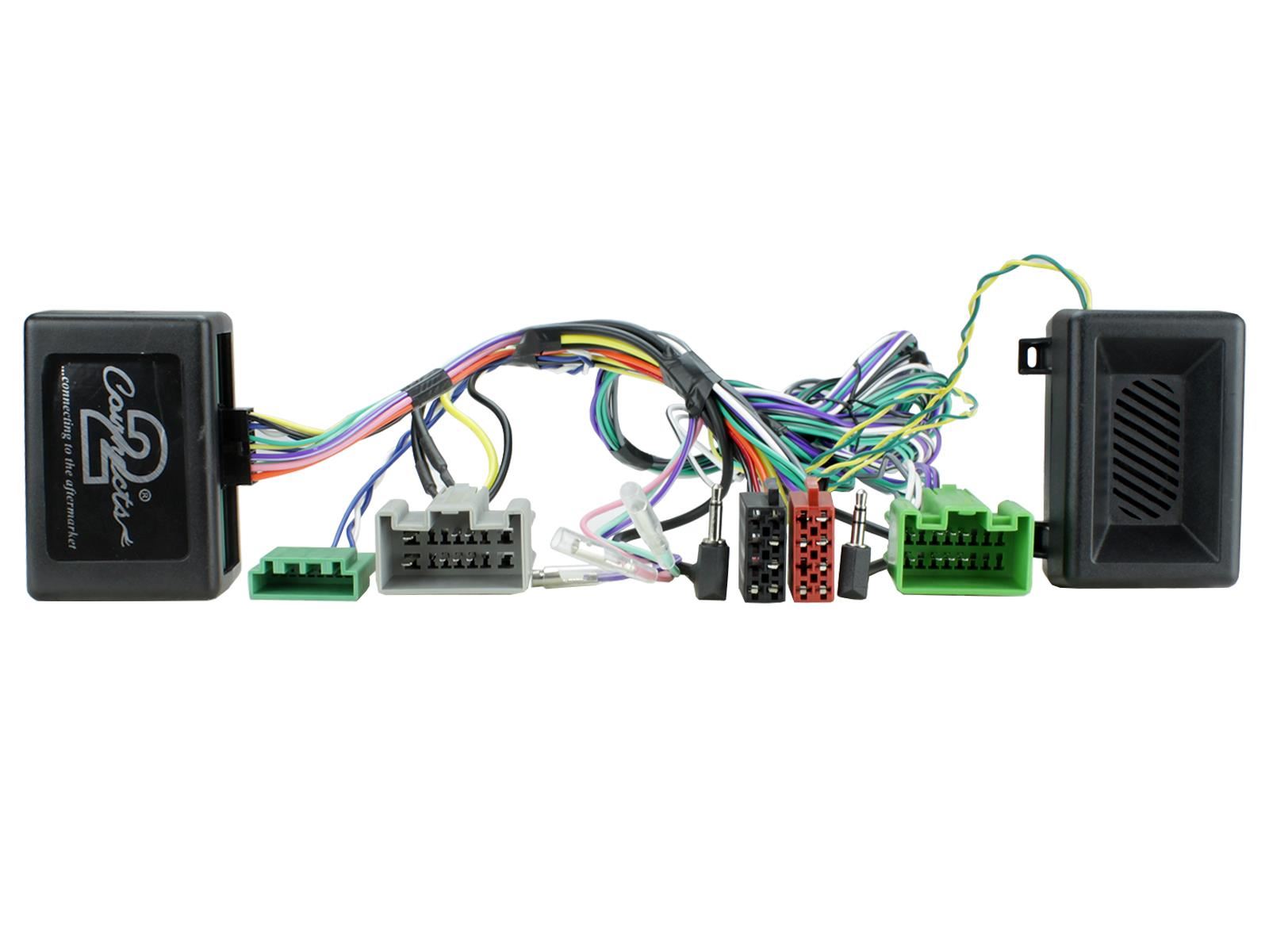 Single Din Stereo Fitting Kit + Steering Wheel Stalk Controls to fit Volvo V70 2007-11 | Volvo XC70 2007-11 | Volvo S80 2006-11