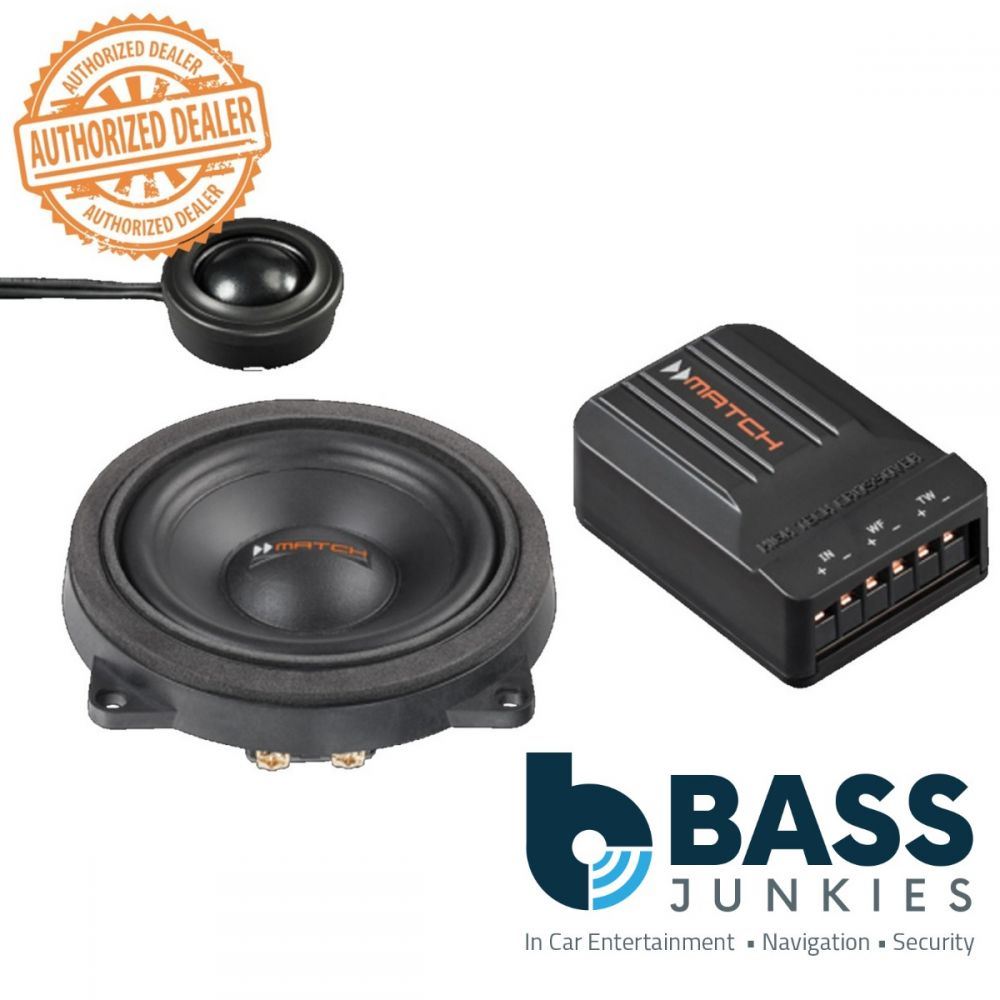 Match MS 42C-BMW.2 - BMW Specific 4" 10cm 120 Watts 2 Way Component Speakers