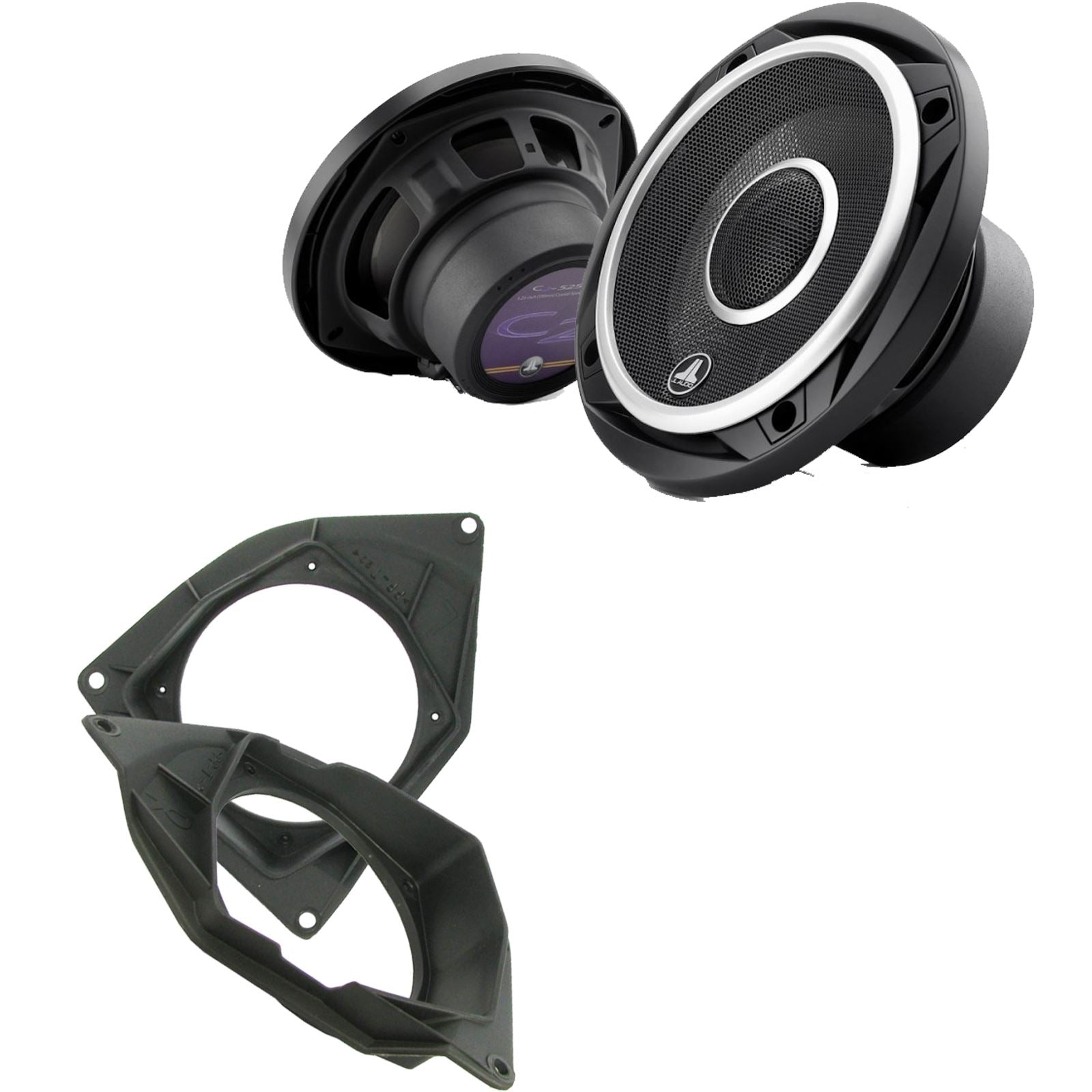 JL Audio C2-525X 2-Way 130mm/13cm/5.25" Coaxial Speakers (Per Pair 450 Watts) Fits Citroen C3 2002-05