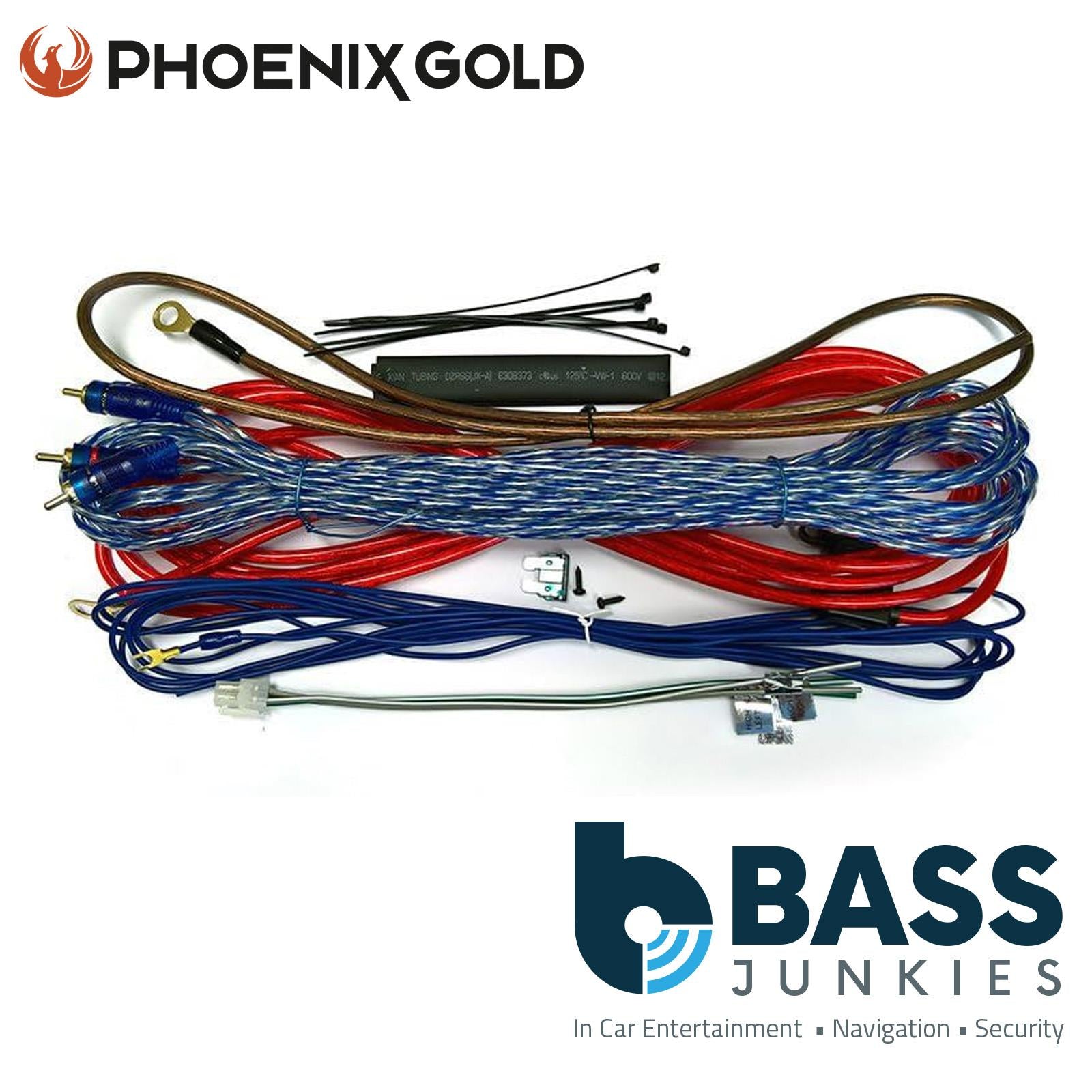 Phoenix Gold Z8AB 8" 500 Watts Active Car Subwoofer Amplified Bass Box Enclosure