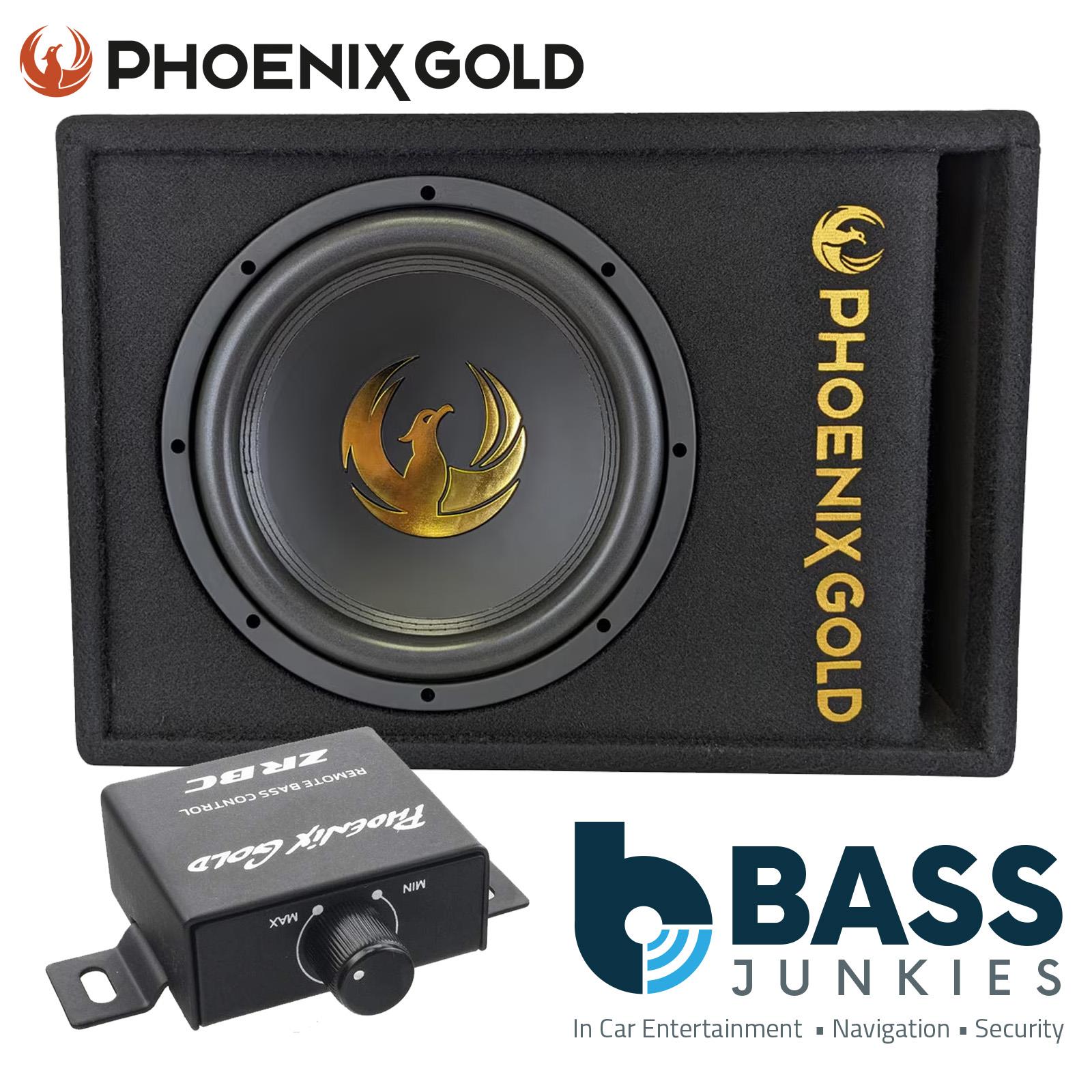 Phoenix Gold Z10AB 10" 800 Watts Active Amplified Car Subwoofer Amp Bass Box