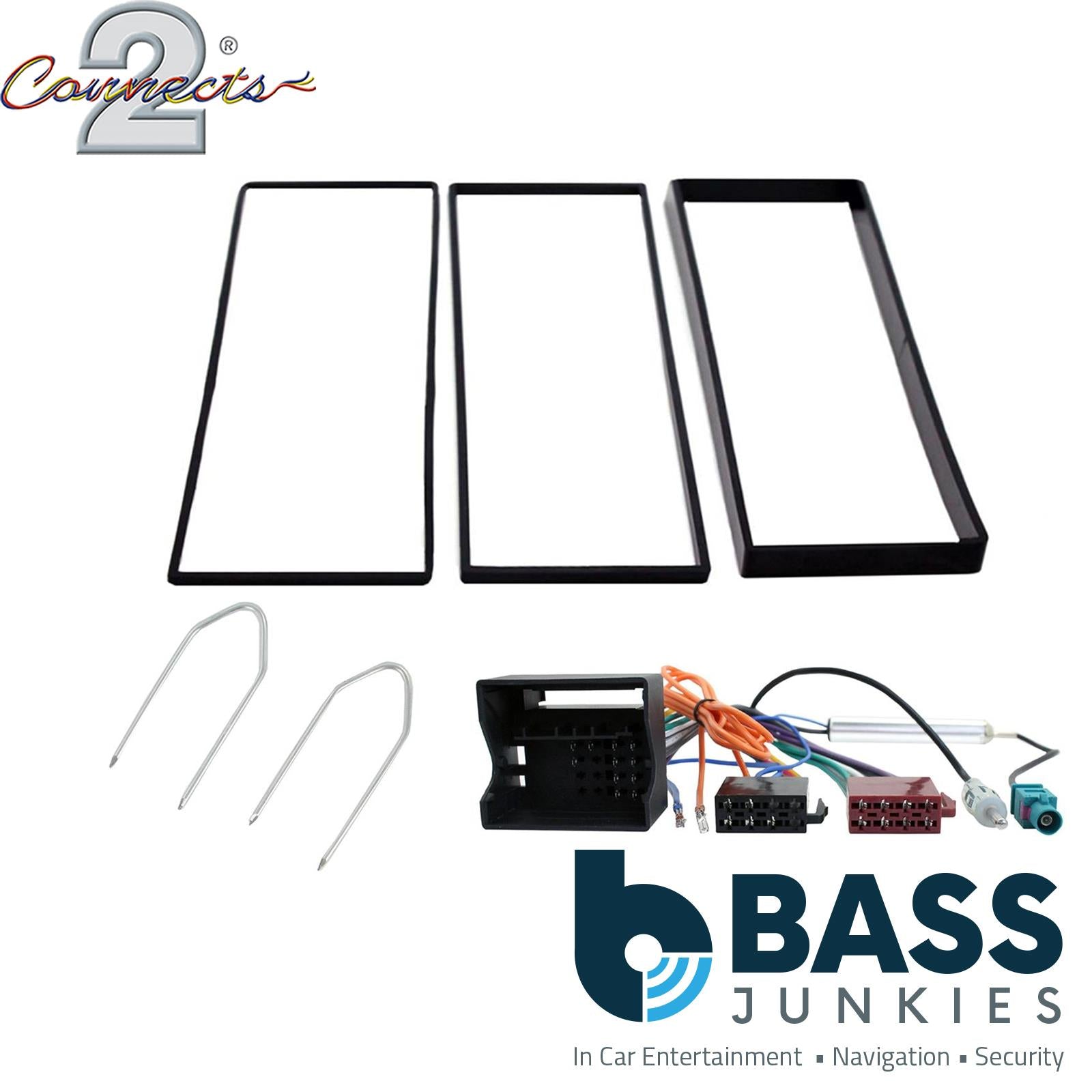 Connects2 CTKCT06-ISO Single Din   Fitting Kit to fit Citroen C2 2005-09|C3 2005-09|C3-Pluriel 2005-09