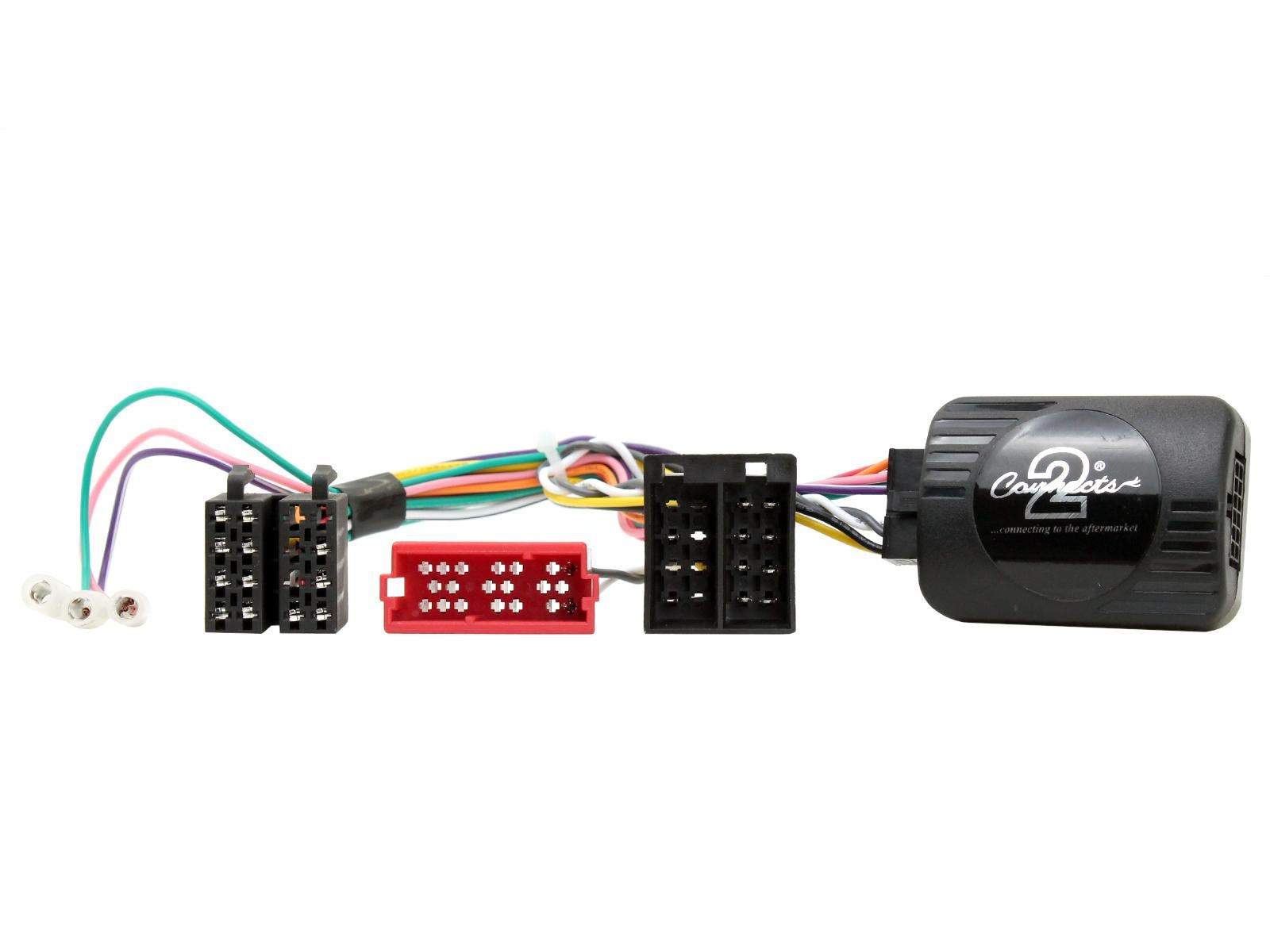 Single Din Stereo Fitting Kit + Steering Wheel Stalk Controls to fit Renault Clio 2017-20