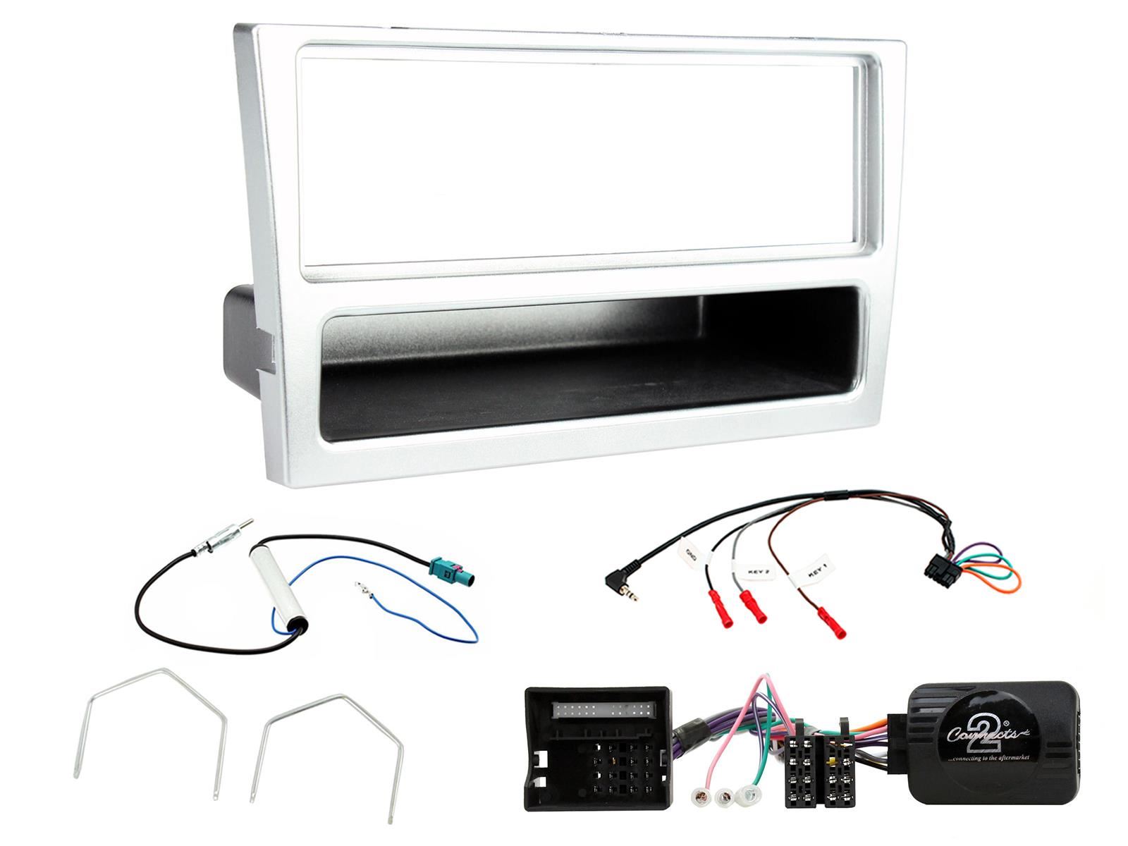 Connects2 CTKVX15 - Vauxhall Single Din Fascia & Steering Wheel Interface Installation Kit