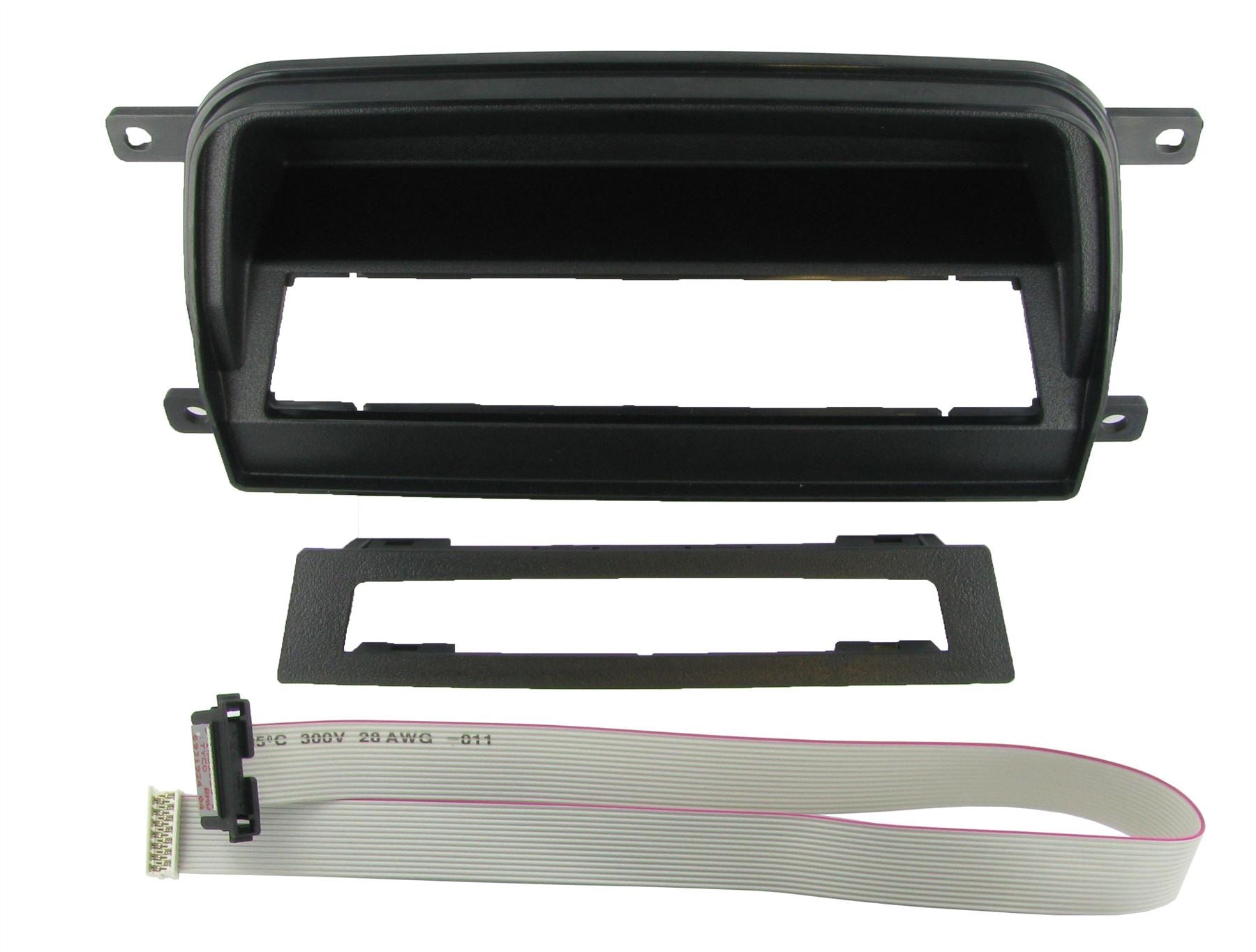 Grundig 6.8" Apple Android Double Din Stereo Fitting Kit + Steering Wheel Stalk Controls to fit BMW 3-Series 2005-12