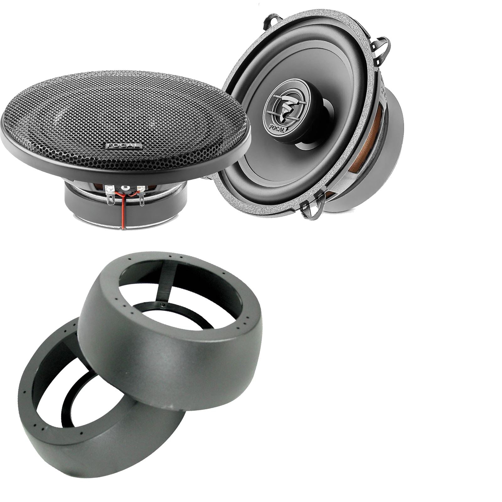 Focal Auditor ACX130 130mm/13cm/5.25" Car Coaxial Speakers (Pair Max 200 watts) Fits Universal