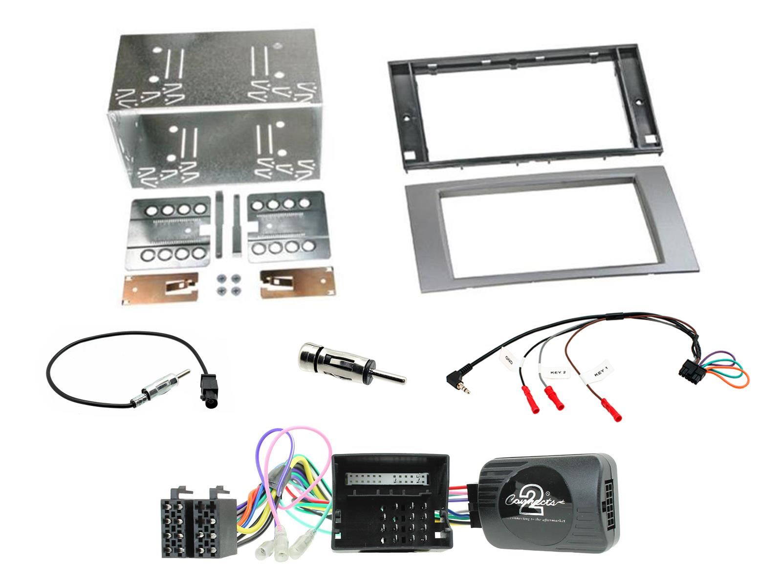 Grundig 6.8" Apple Android Double Din Stereo & Fitting Kit + Steering Wheel Stalk Controls to fit Ford Galaxy 06-15 | Fiesta 05-08 | Focus 04-07 | Fusion 05-12 | Kuga 08-12 | Transit 06-13