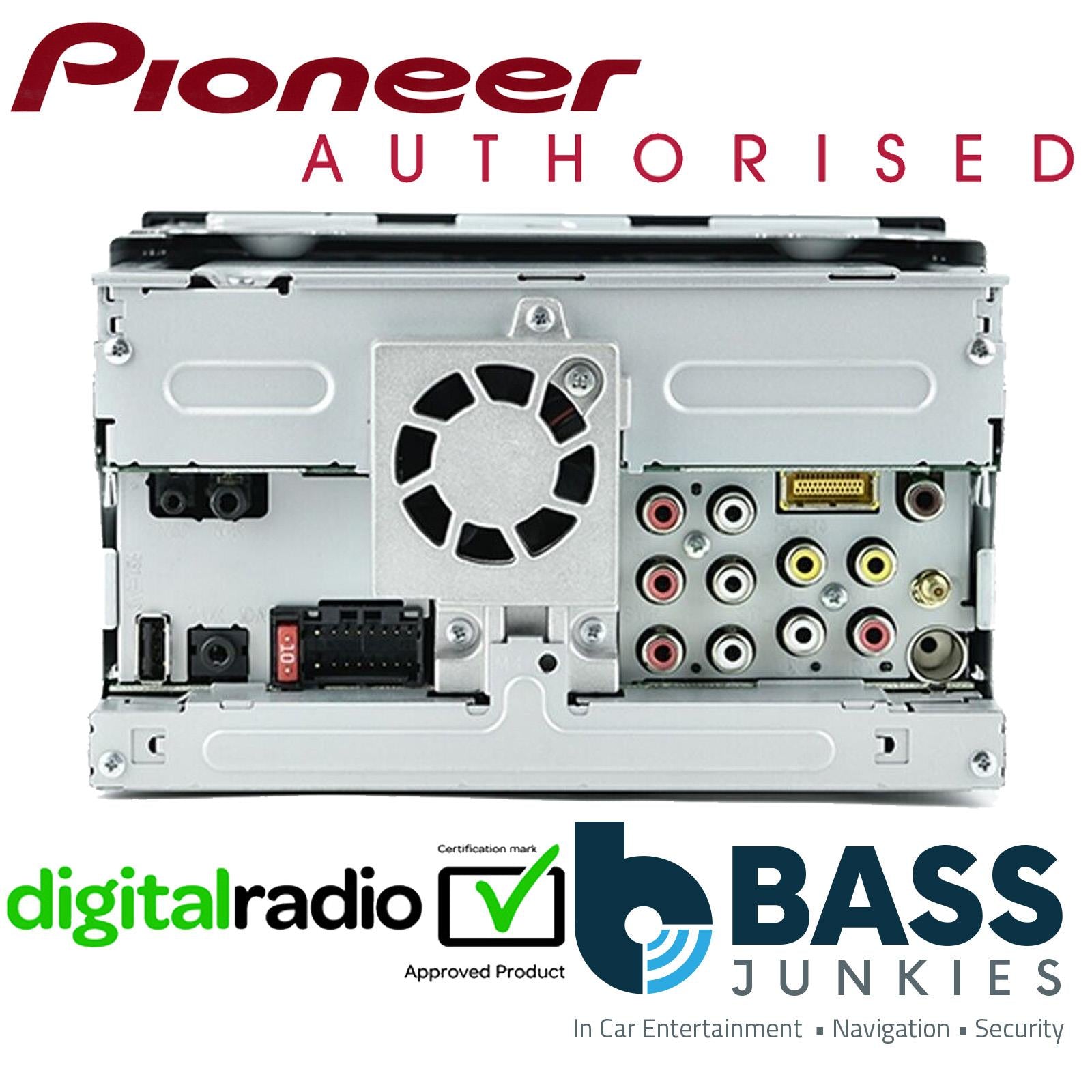 Pioneer AVH-Z3200DAB - 6.2" Double Din DVD DAB Bluetooth Carplay WAZE iPhone Android Car Stereo