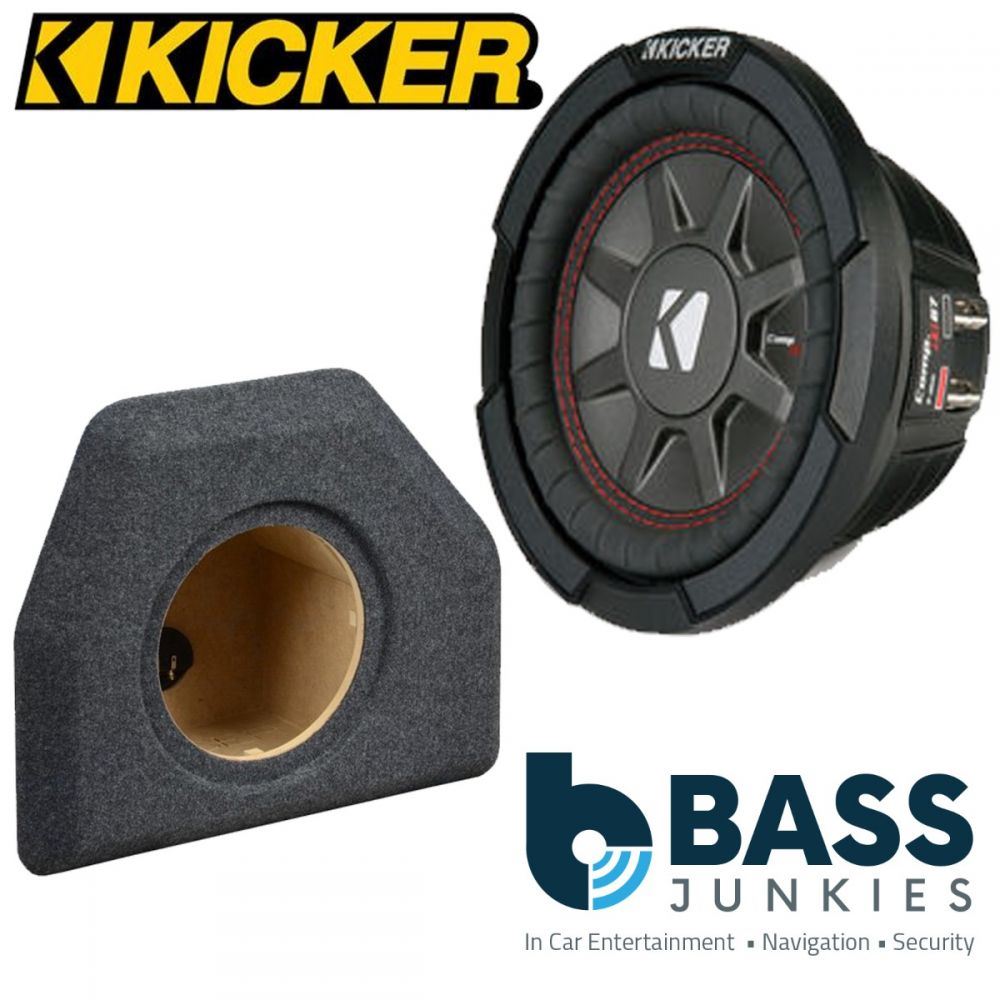 Volkswagen Passat 2005-2014 Kicker CWRT102 - CompRT 10" 25cm 800 Watts Car Subwoofer Custom Bass Box Kit