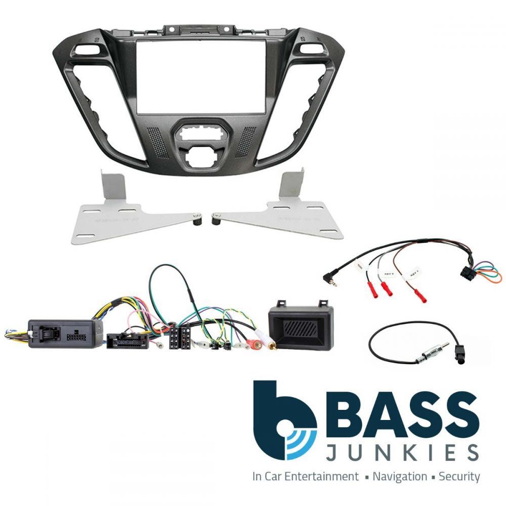 Connects2 CTKFD42 Ford Transit 2012 On Car Stereo Double Din Fascia Steering Wheel Stalk Adaptor