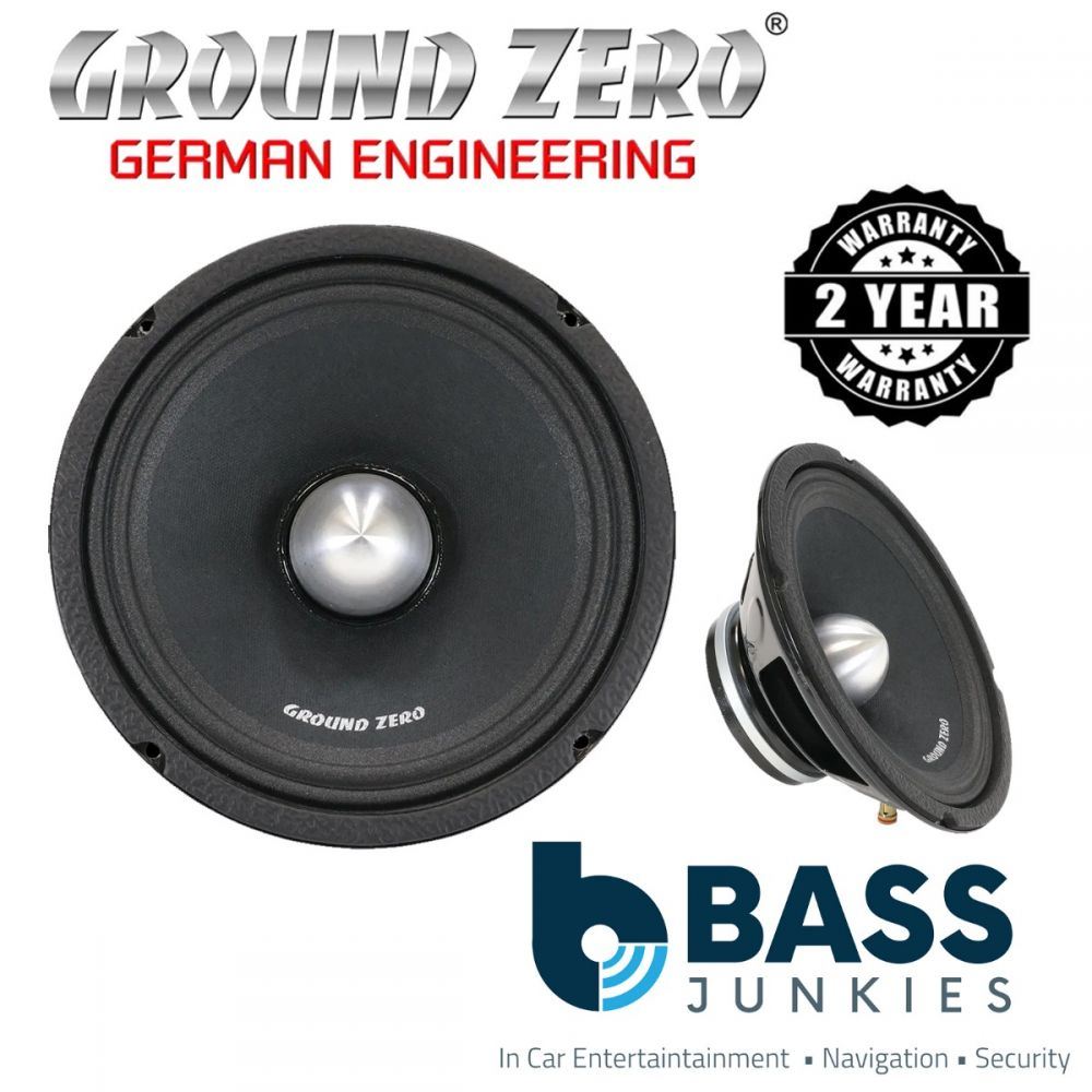 Ground Zero GZCM 8.0NEO - 8" 180 Watts RMS Midwoofer Car Van Single Speaker