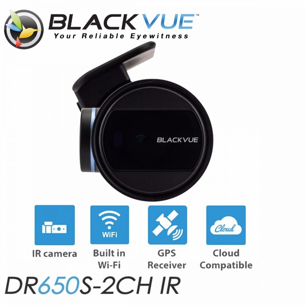 BLACKVUE DR650S 2CH IR - 32GB - Front & Rear Car Dash Cam Full 1080p Camera