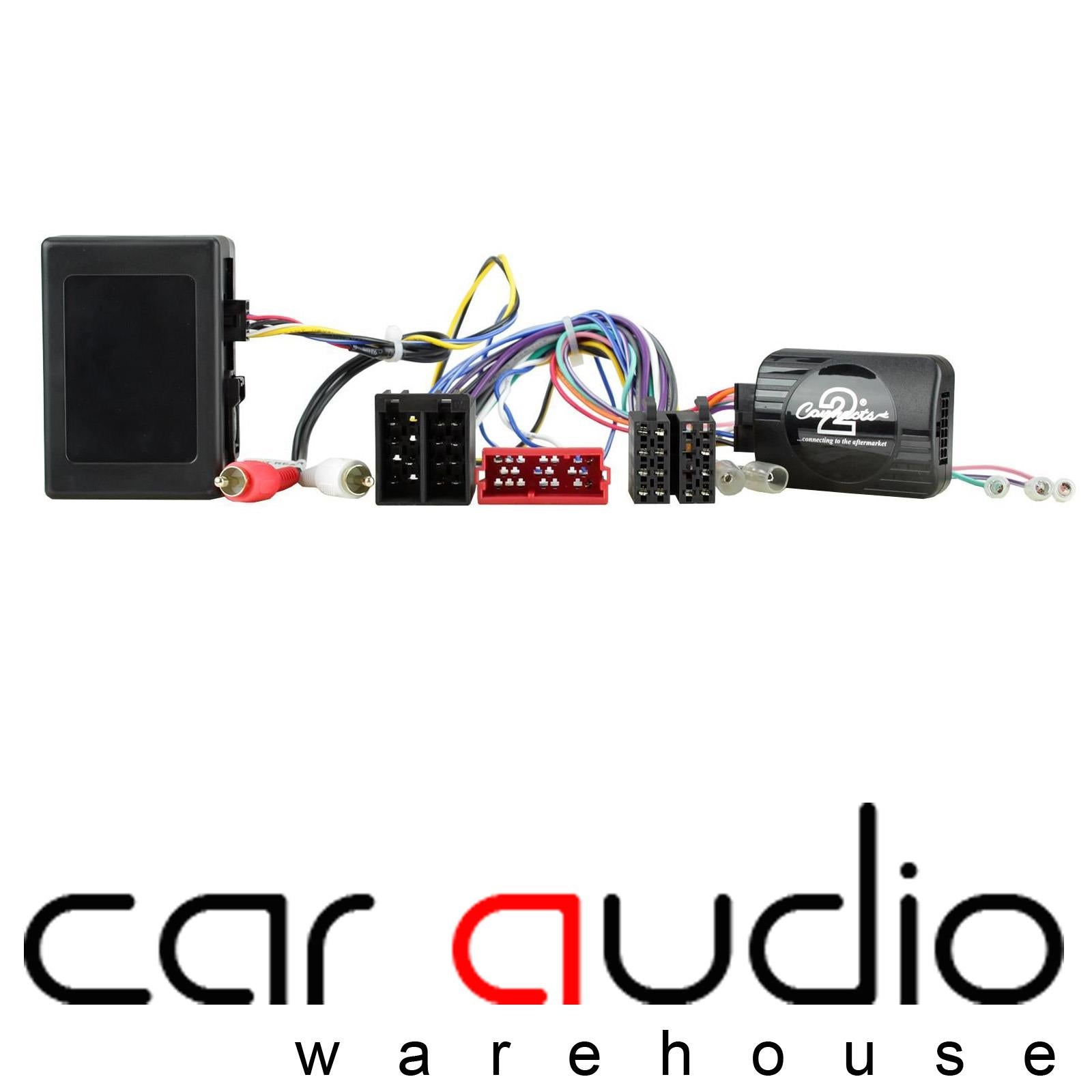 Connects 2 CTKPO02 - Porsche Cayenne 2002 - 2007 Double Din Fascia & Steering Wheel Interface Installation Kit