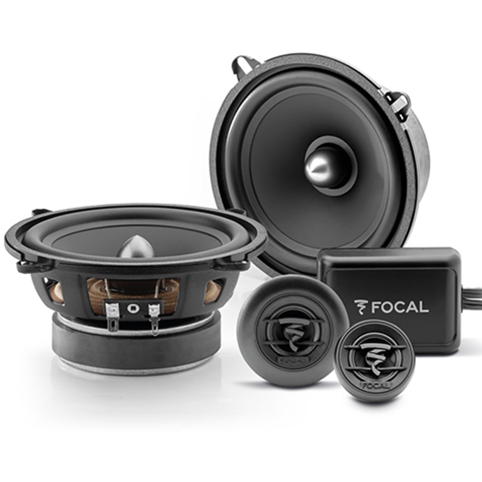 Focal ASE130 130mm/13cm/5.25" Car Door Component Speakers (Per Pair Max 200 watts | 100 watts RMS) Per Speaker Max 100 watts | RMS 50 watts [Woofer/Tweeter/Crossover]