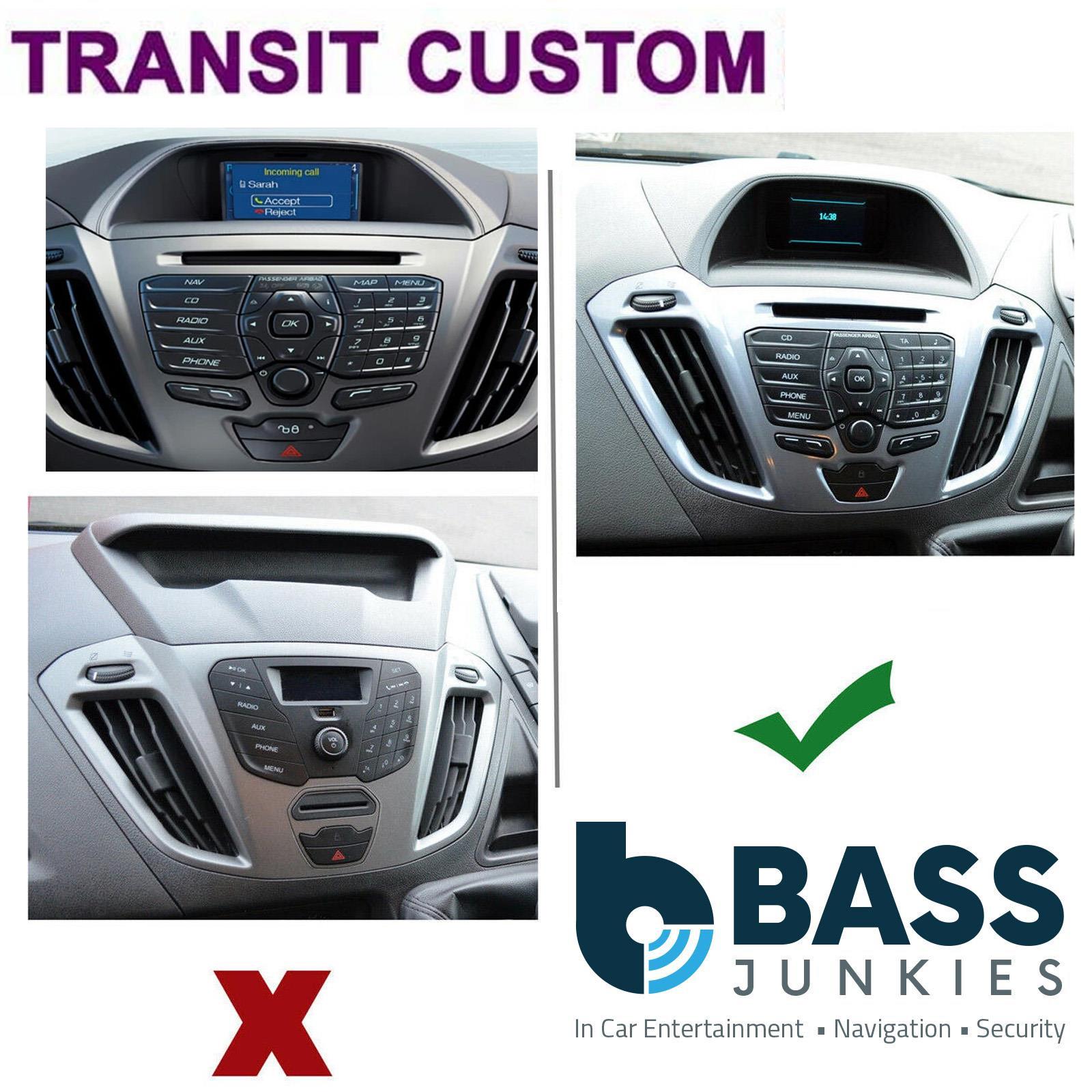 Connects2 CTKFD42 Ford Transit 2012 On Car Stereo Double Din Fascia Steering Wheel Stalk Adaptor