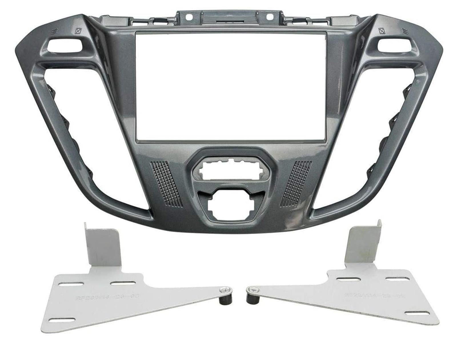 Grundig 6.8" Apple Android Double Din Stereo Fitting Kit + Steering Wheel Stalk Controls to fit Ford Transit-Custom 12-16