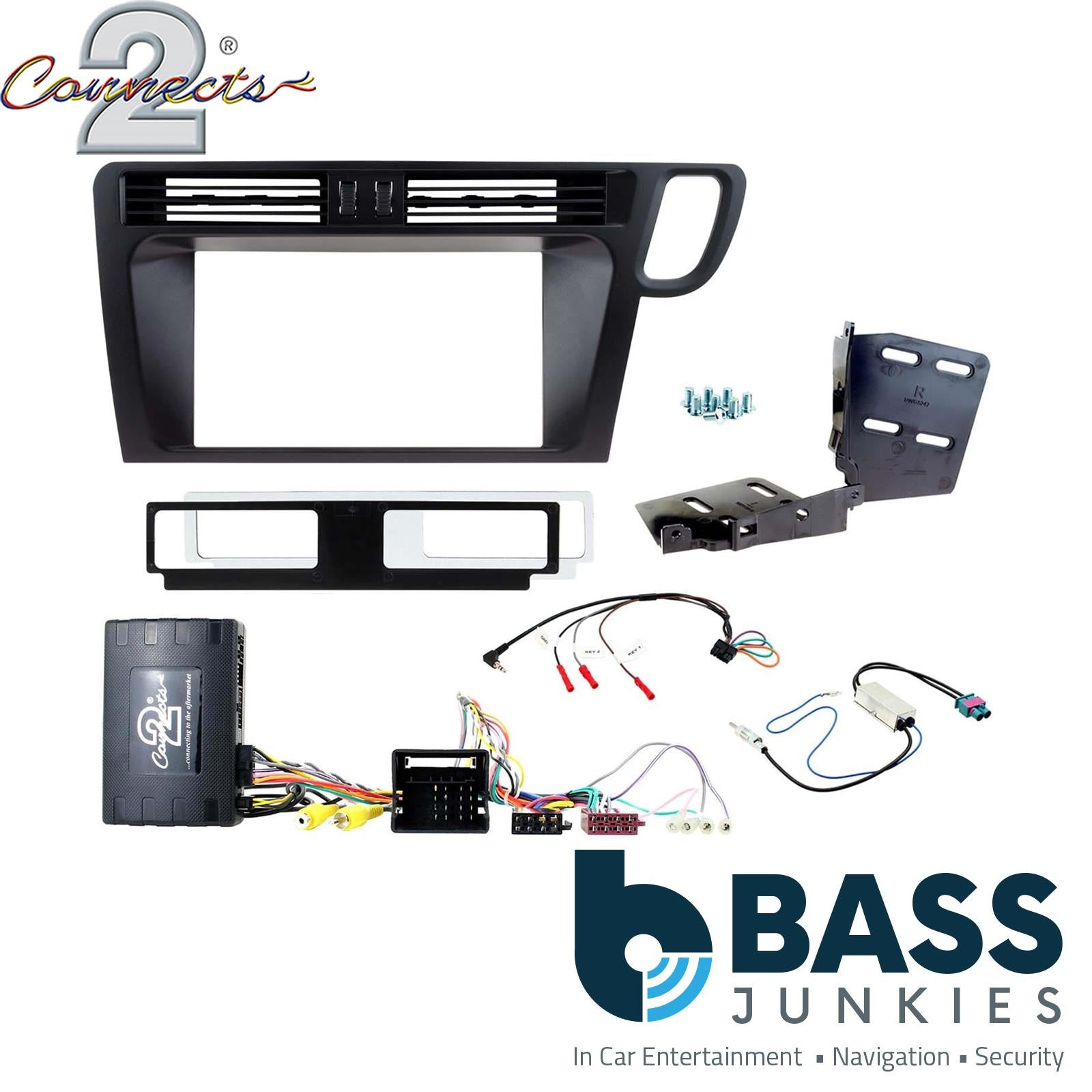 Connects2 CTKAU20 Double Din Steering Wheel Controls Fitting Kit to fit Audi Q5 2008-16