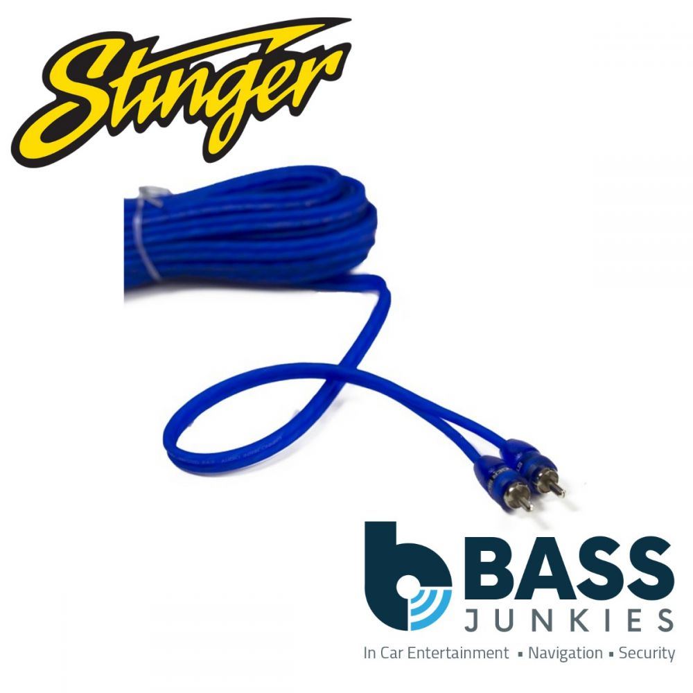 Stinger SSRCB17 Competition Series 5.2 Mtr Twisted RCA Interconnect
