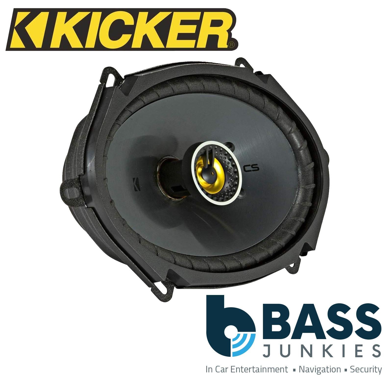 Kicker CS Series 46CSC684 - 6x8" 450 Watts 2 Way Car Van Door Coaxial Speakers (Pair)