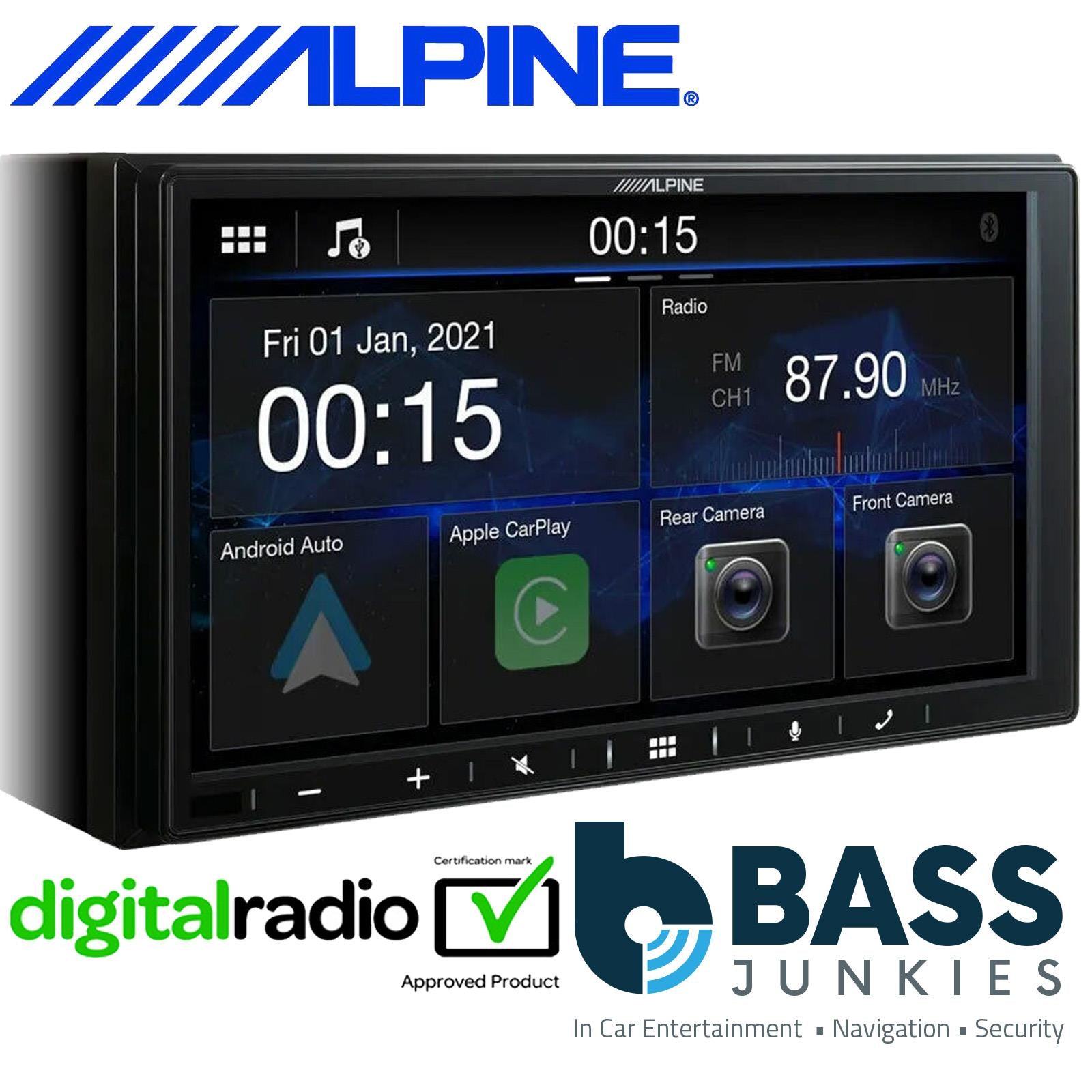 Alpine iLX-W690D 7" Bluetooth DAB+ CarPlay USB Android Car Stereo Screen Player