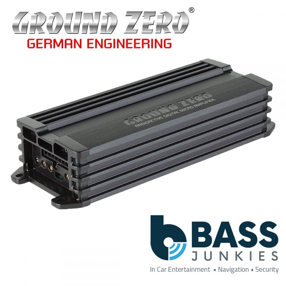 Ground Zero GZRA Micro ONE - Class D 400 Watts Monoblock 1-Channel Micro amplifier
