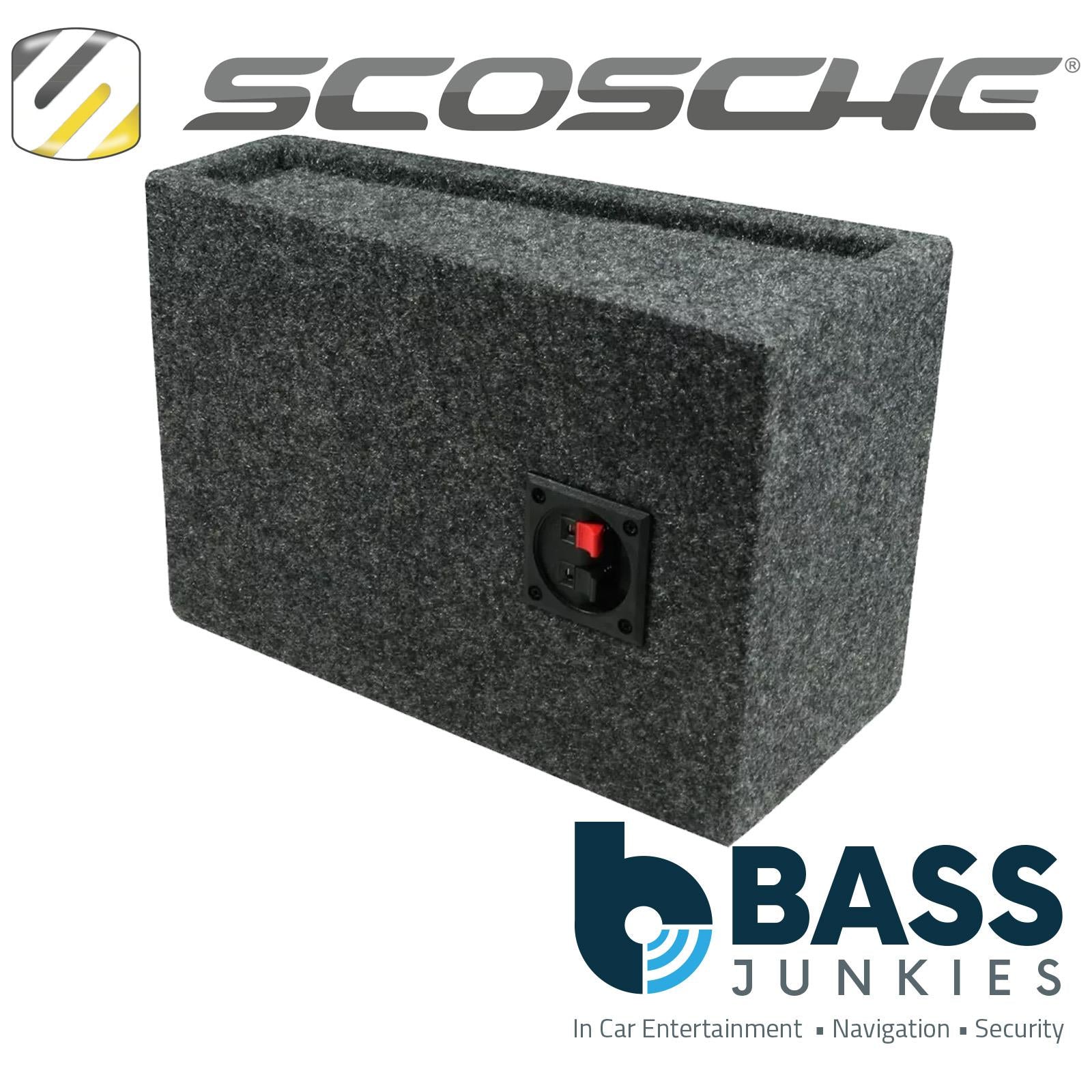 Scosche SS69PUG - Car Van Boat Pickup Truck Caravan Speaker Shelf Pair of 6x9 MDF Enclosure Boxes