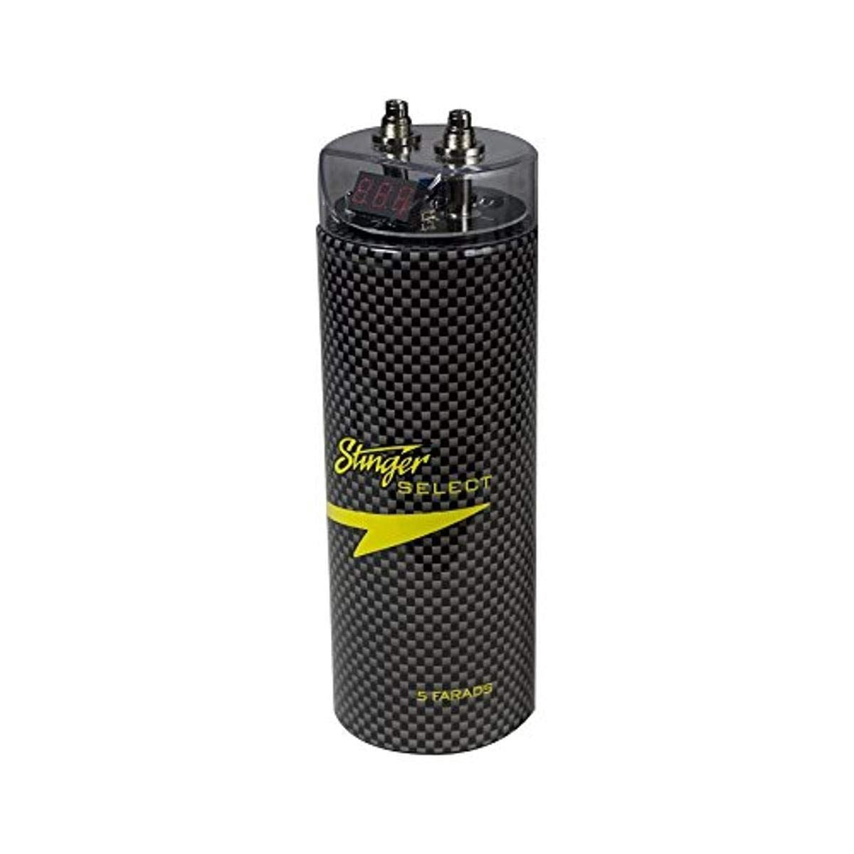 STINGER SSCAP5M 5 Farad 5000 Watt Car Amp Amplifier Digital Power Cap Capacitor