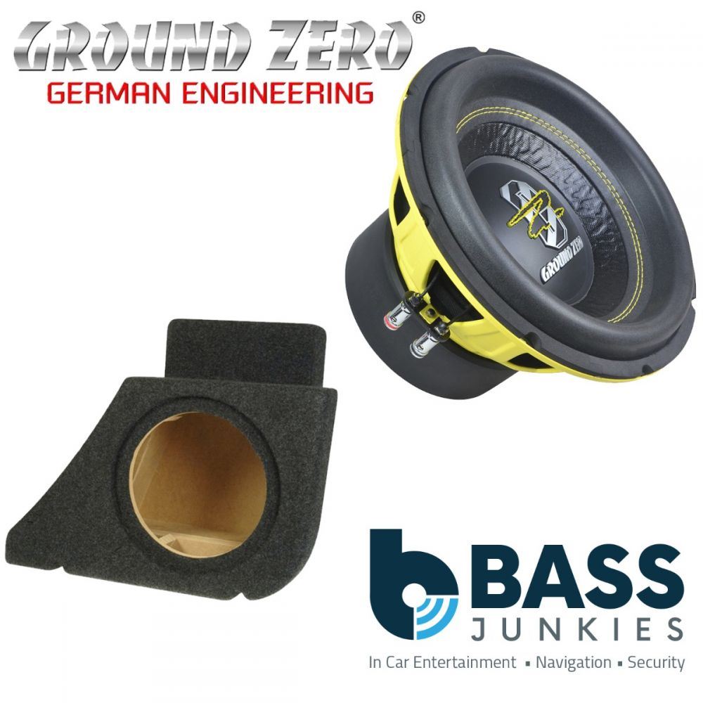 Skoda Octavia I Kombi Ground Zero GZIW 10SPL - 10" Inch 25cm 700 Watts Yellow Car Subwoofer Custom Bass Box Kit