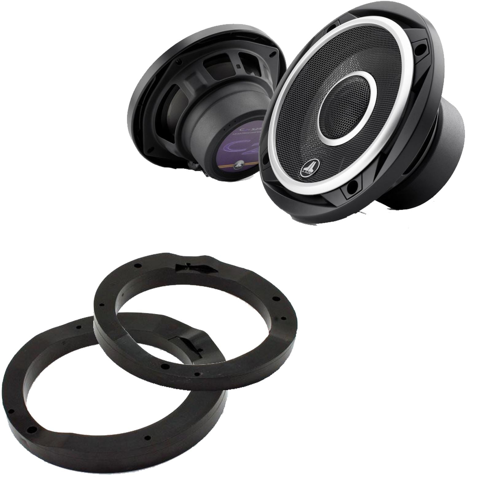 JL Audio C2-525X 2-Way 130mm/13cm/5.25" Coaxial Speakers (Per Pair 450 Watts) Fits Mercedes E-Class 1996-02