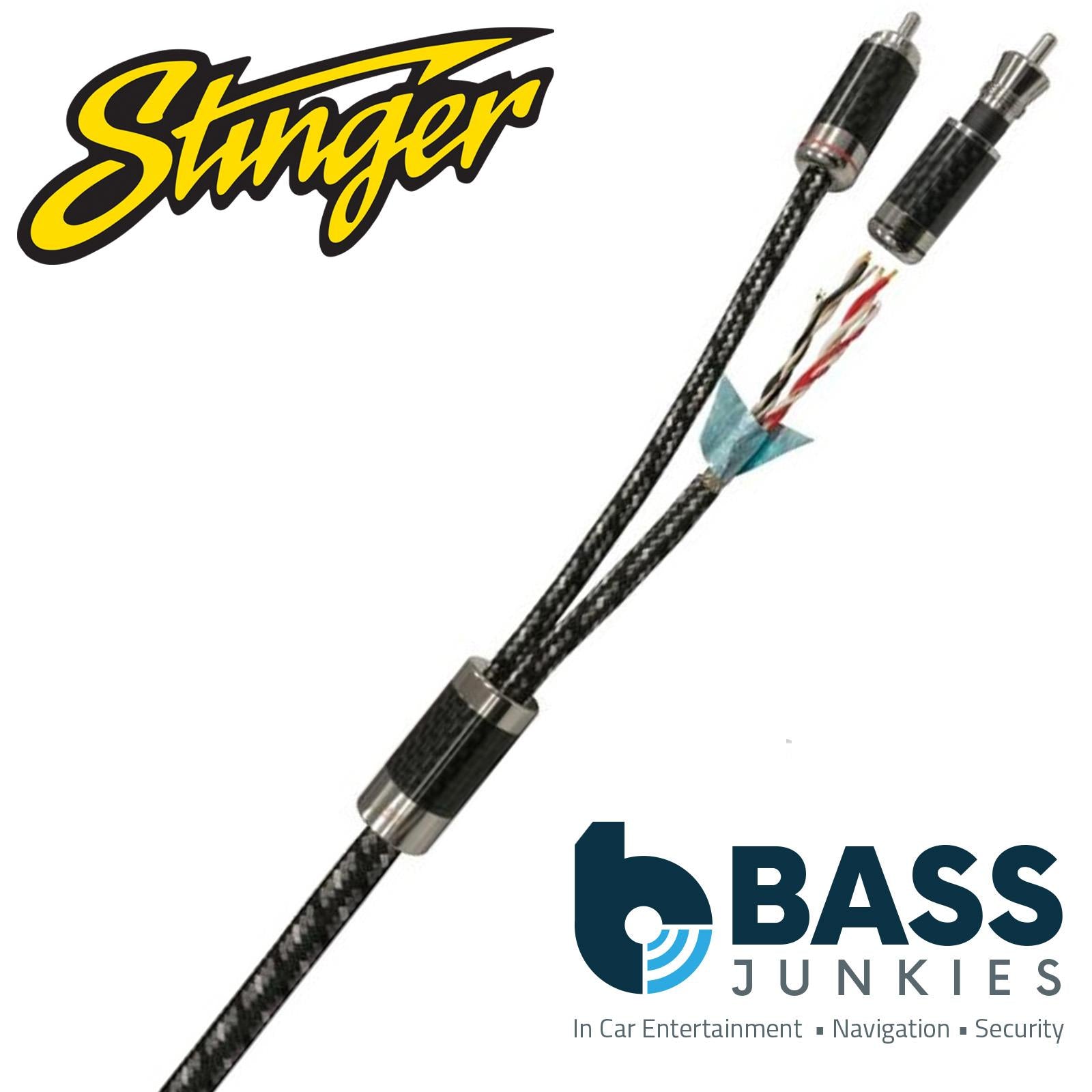 Stinger SI9212 9000 Series 3.66 Metre 12Ft 2 Channel Premium Car Stereo RCA