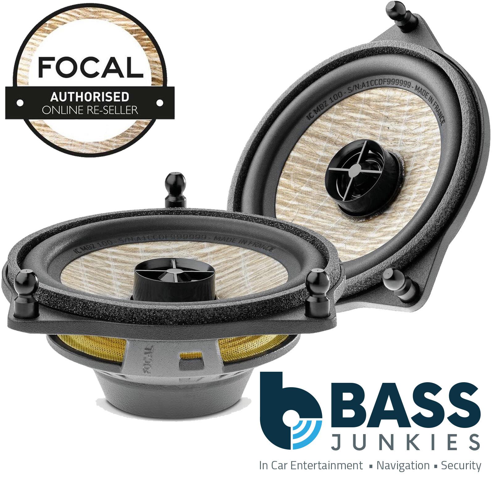Focal ICMBZ100 Flax  4" 2 Way Replacement Mercedes C-Class, E-Class Car Speakers