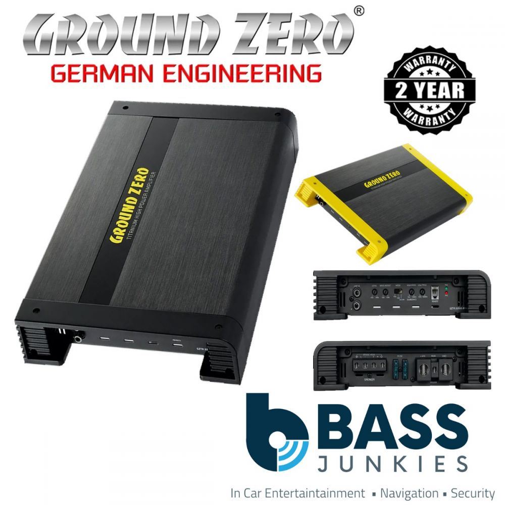 Ground Zero Titanium GZTA 2255X-B - 2 x 150 W RMS 2 Channel Car Amplifier