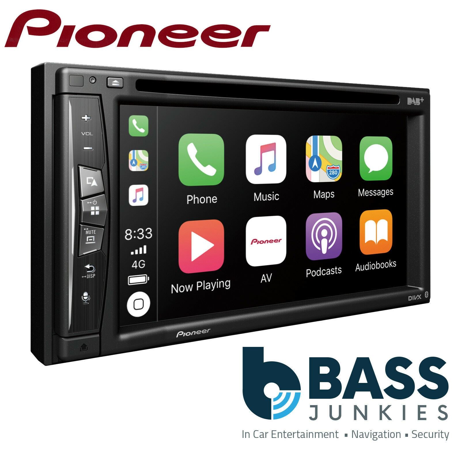 Pioneer AVIC-Z620BT 6.2" Navigation Touchscreen Wireless CarPlay Waze Bluetooth Car Stereo Screen